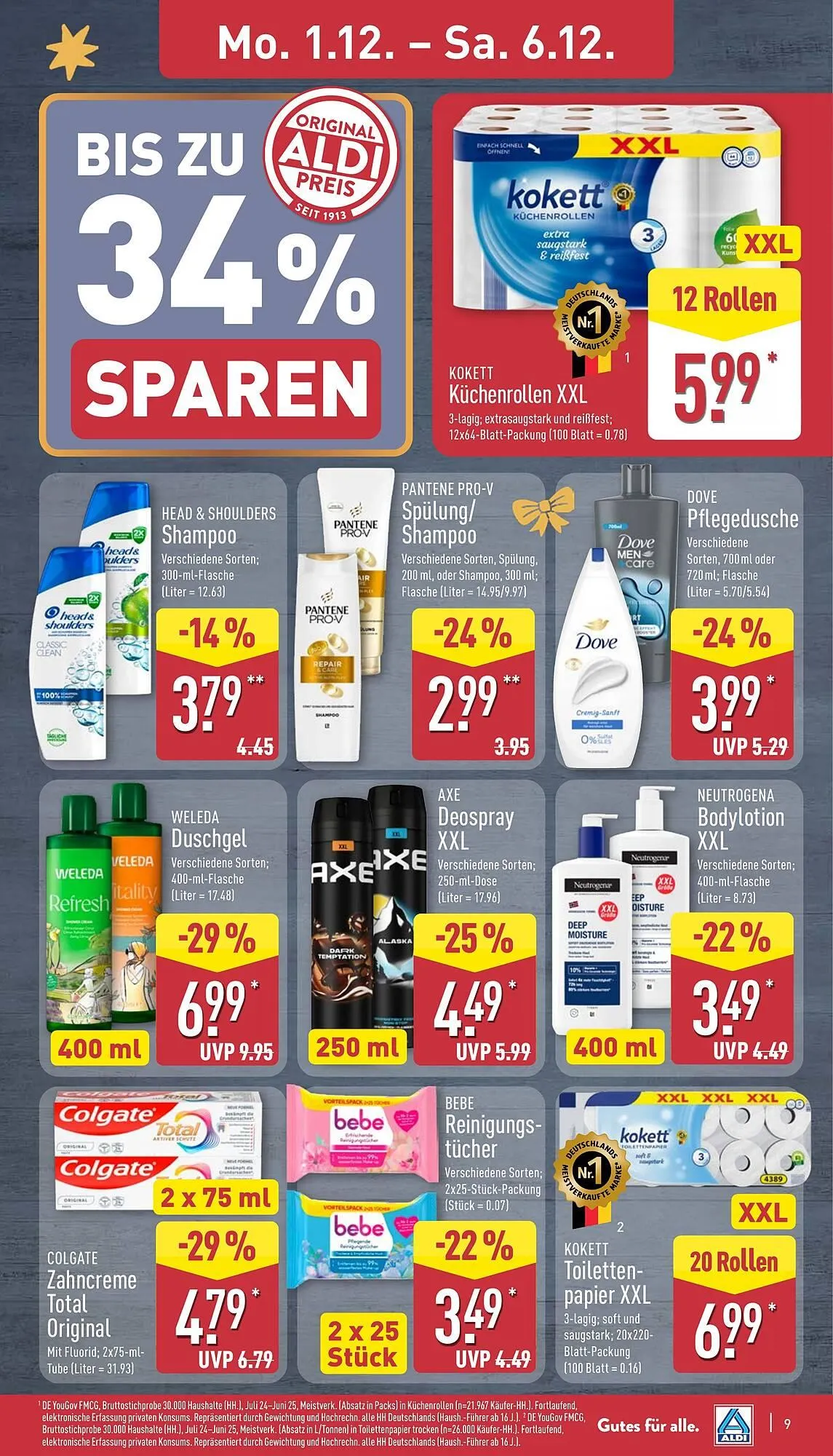 Aldi Nord Prospekt von 1. Dezember bis 6. Dezember 2025 - Prospekt seite 9