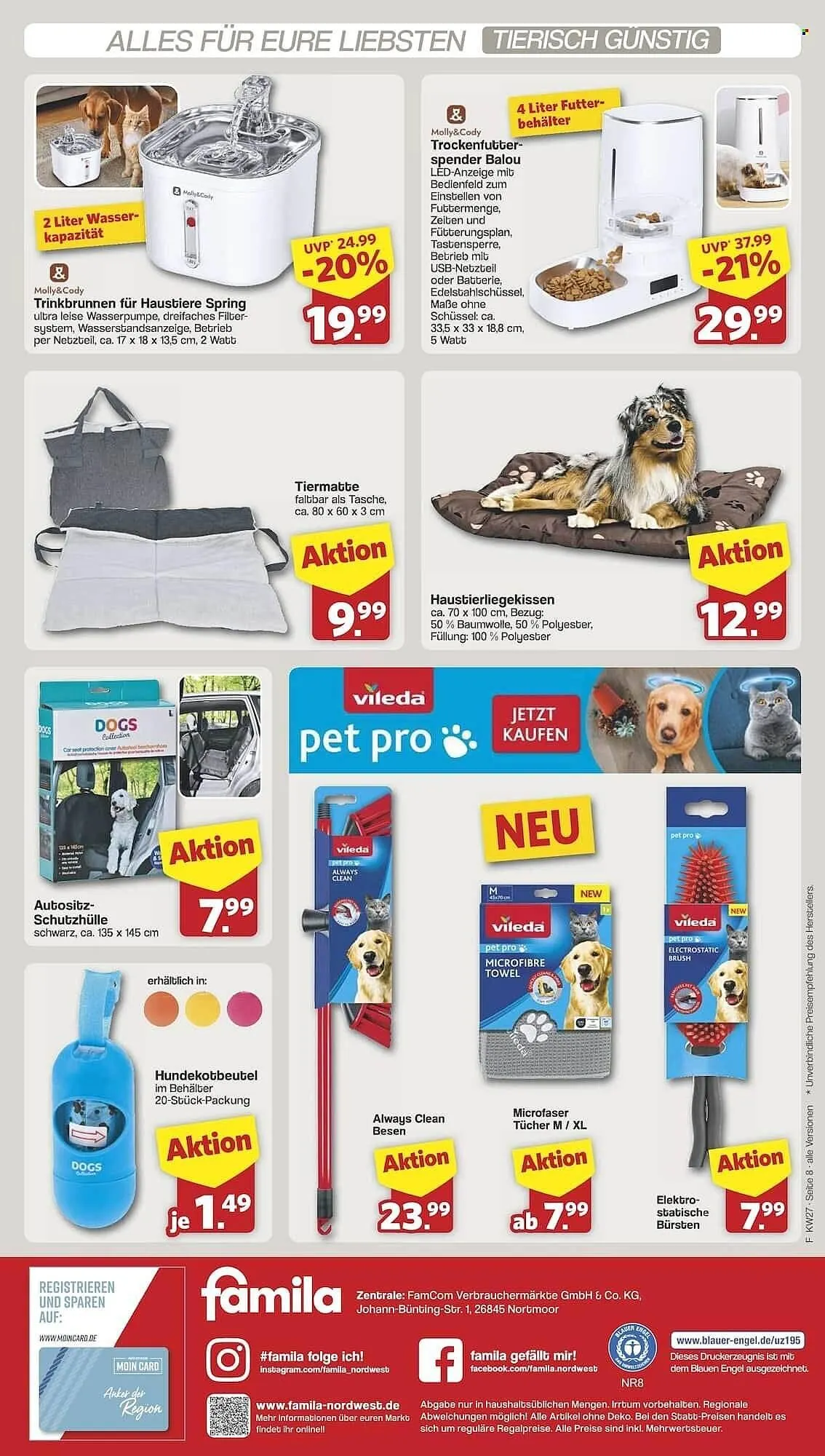 Famila Nord Ost Prospekt von 30. Juni bis 5. Juli 2025 - Prospekt seite 8