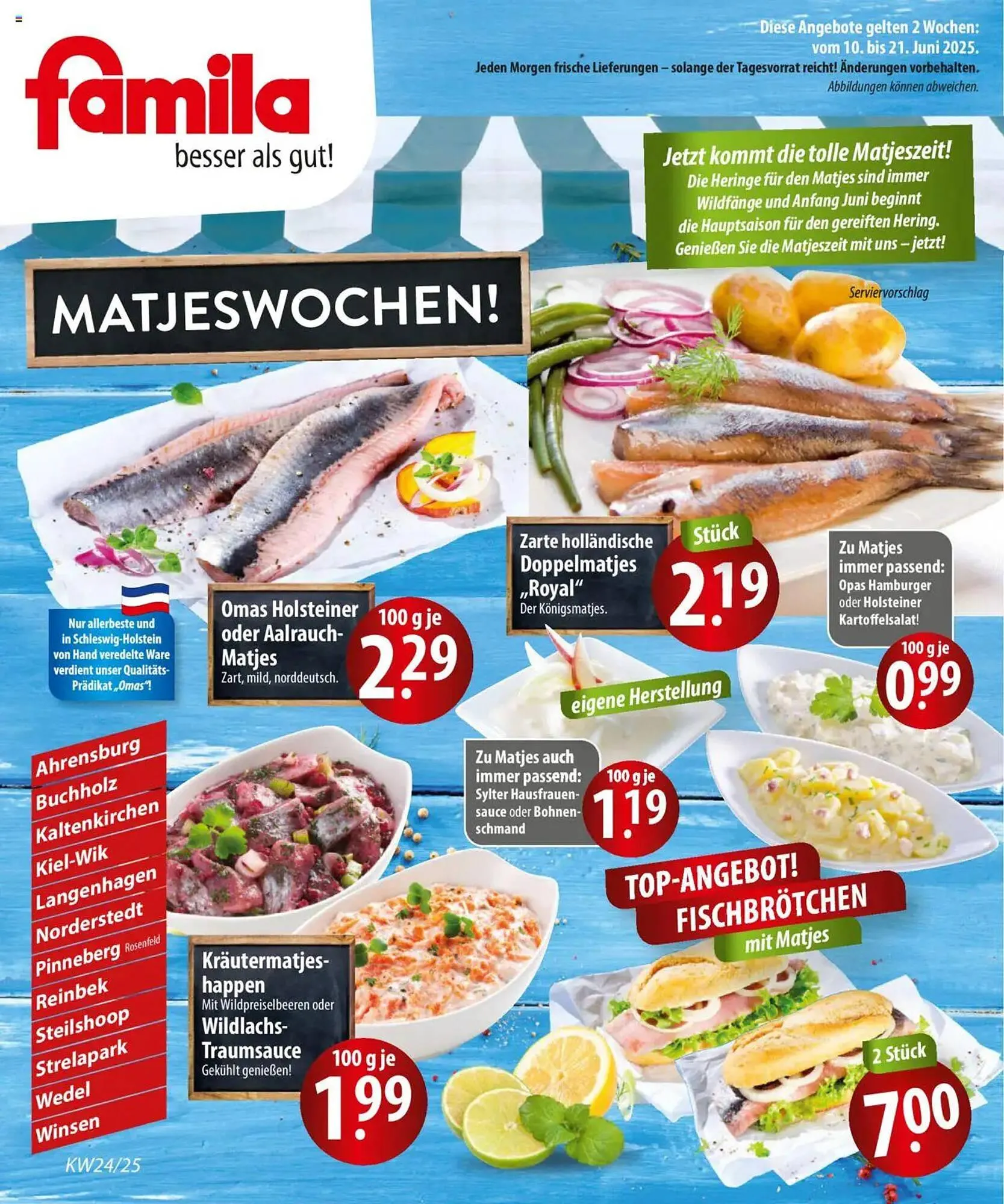 Famila Nord Ost Prospekt von 10. Juni bis 21. Juni 2025 - Prospekt seite 1