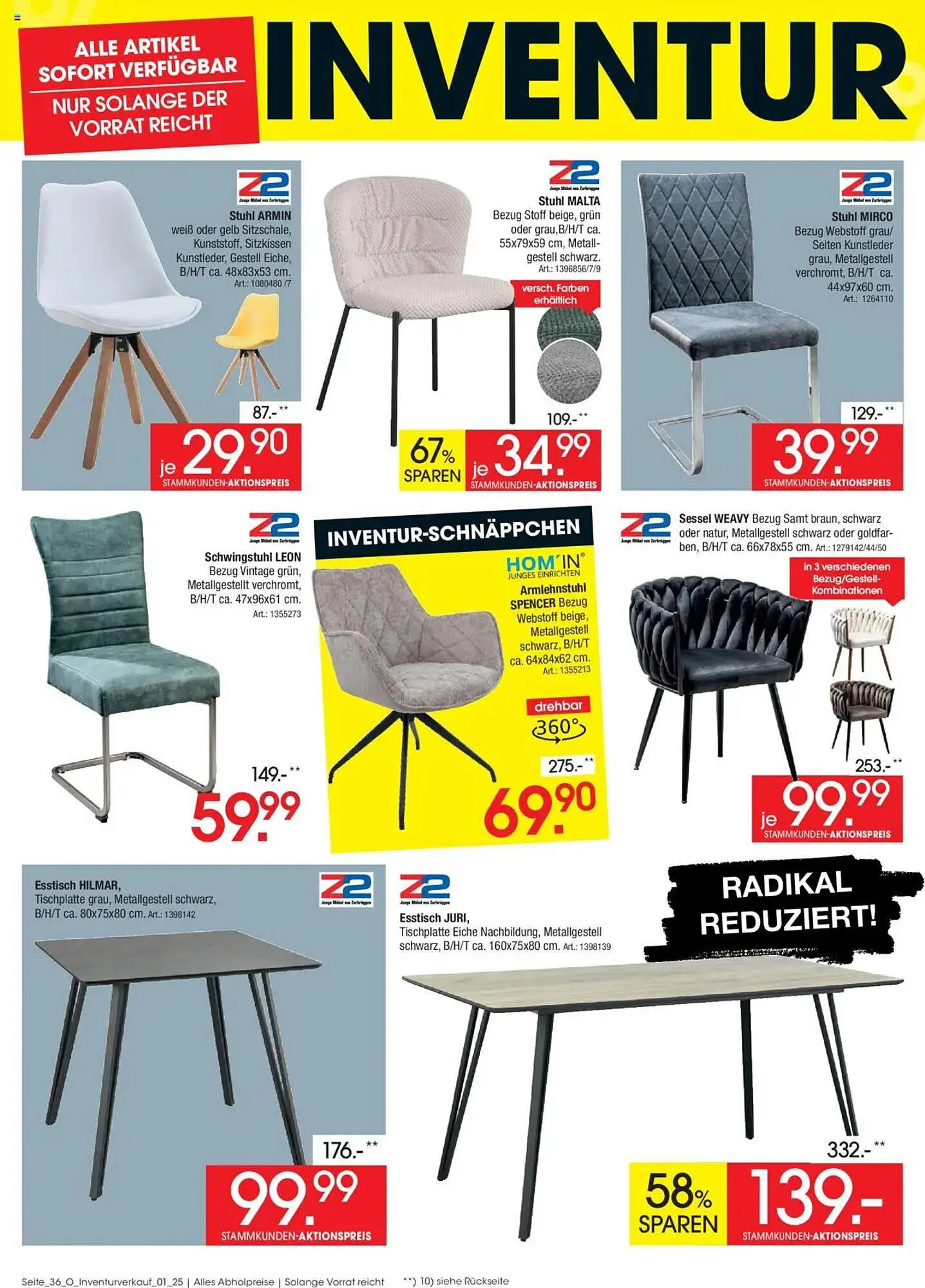 Zurbrüggen Prospekt von 3. Juli bis 31. Juli 2025 - Prospekt seite 38