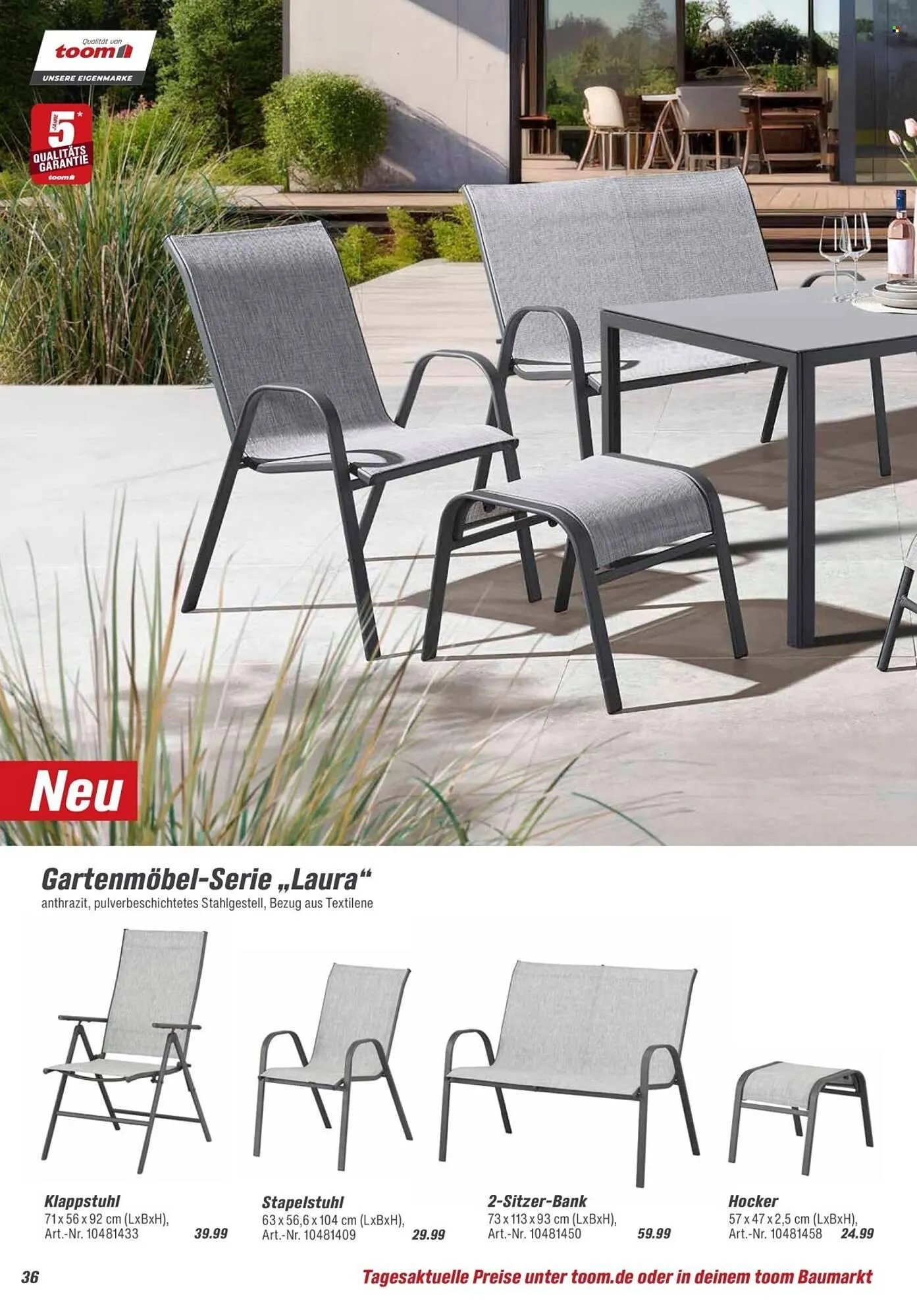 Toom Baumarkt Prospekt von 14. Februar bis 30. April 2026 - Prospekt seite 36