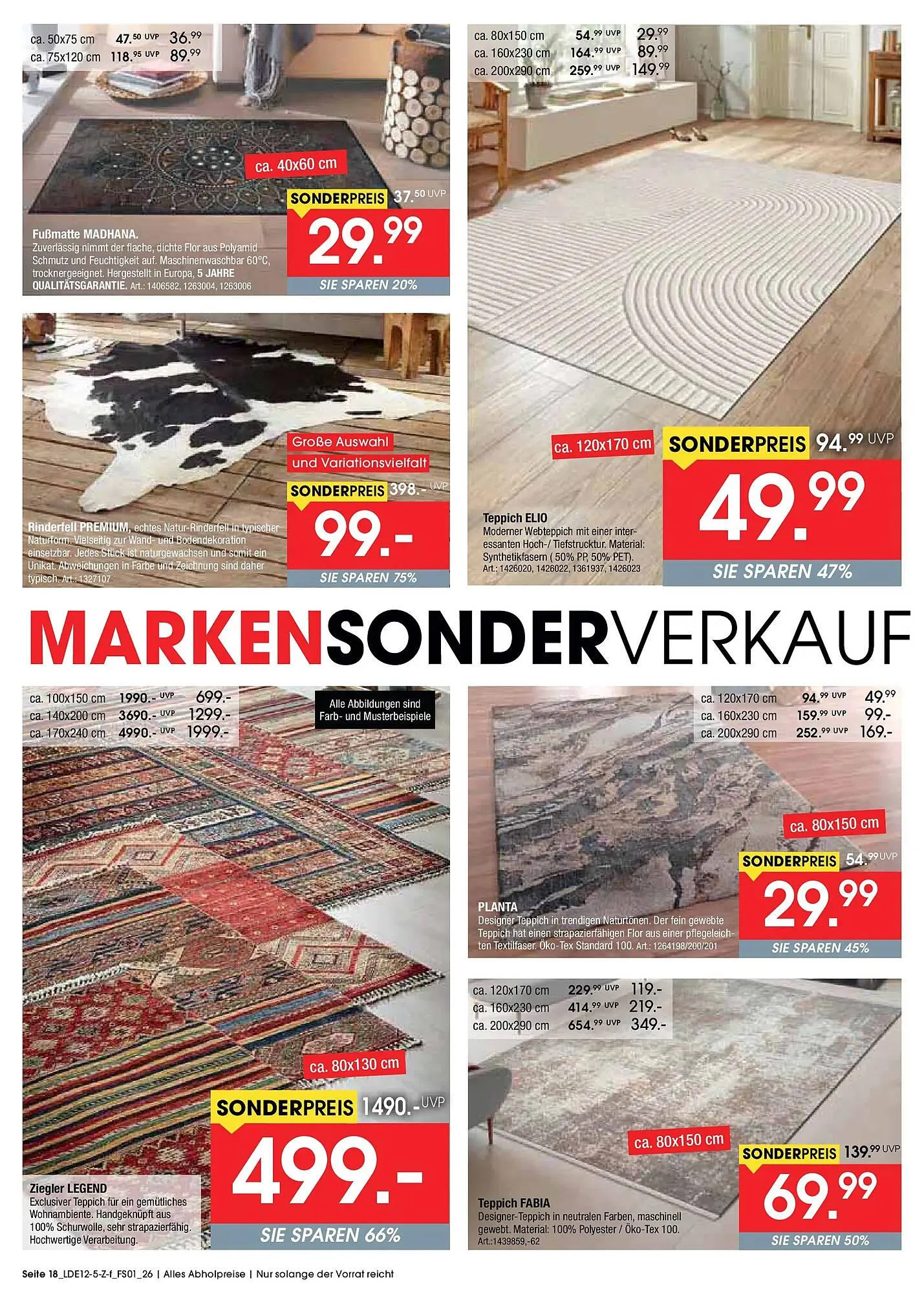 Zurbrüggen Prospekt von 5. Dezember bis 10. Januar 2026 - Prospekt seite 18