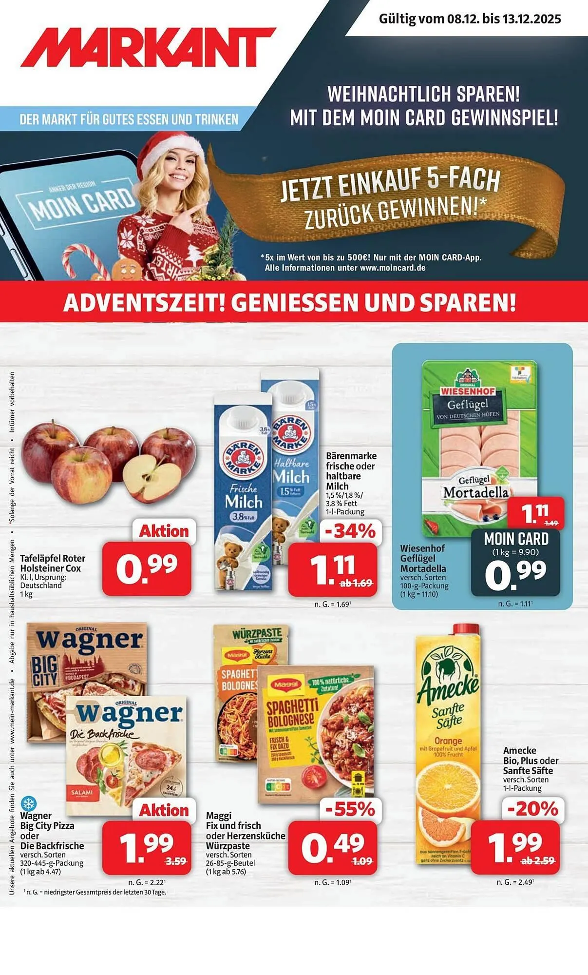 Markant Prospekt von 7. Dezember bis 13. Dezember 2025 - Prospekt seite 1