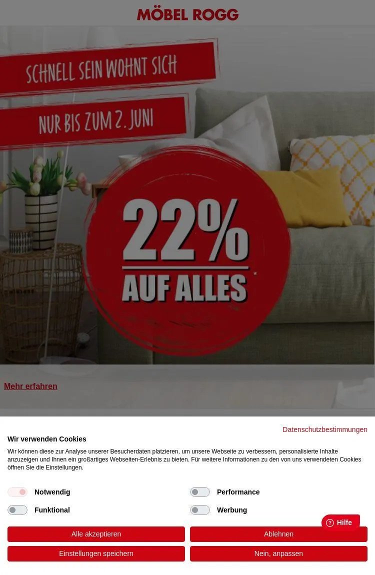 Möbel Rogg von 1. Juni bis 16. Juni 2025 - Prospekt seite 2