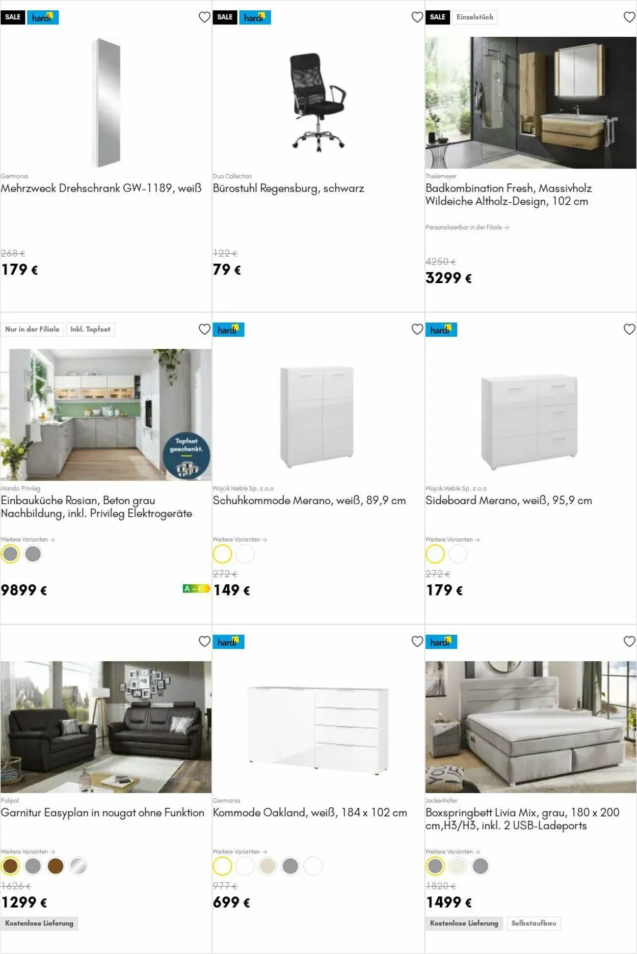 HARDECK Aktueller Prospekt von 18. August bis 27. August 2025 - Prospekt seite 21