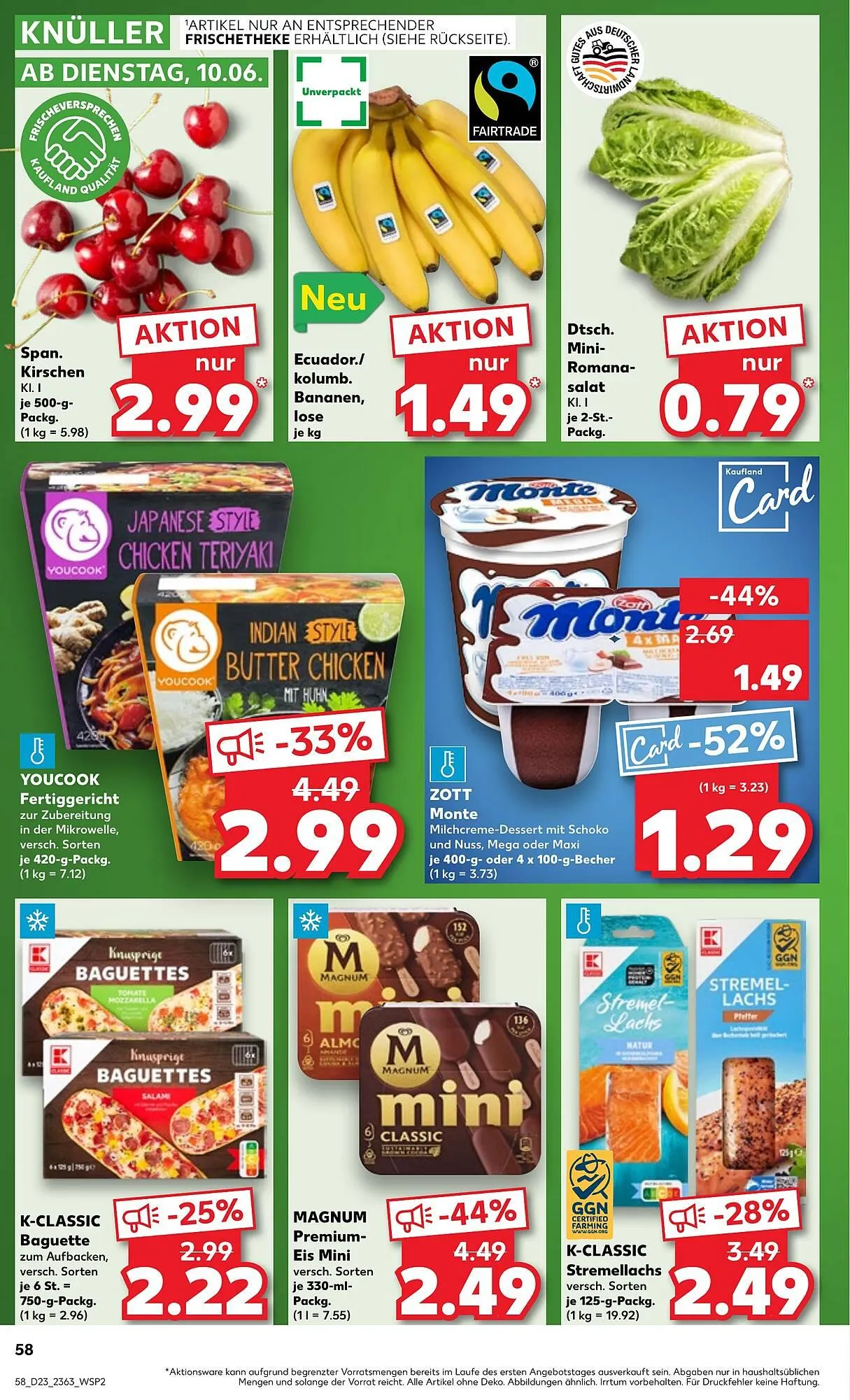 Kaufland Prospekt von 5. Juni bis 11. Juni 2025 - Prospekt seite 58