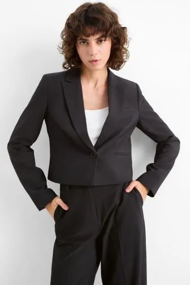 Cropped blazer - fitted