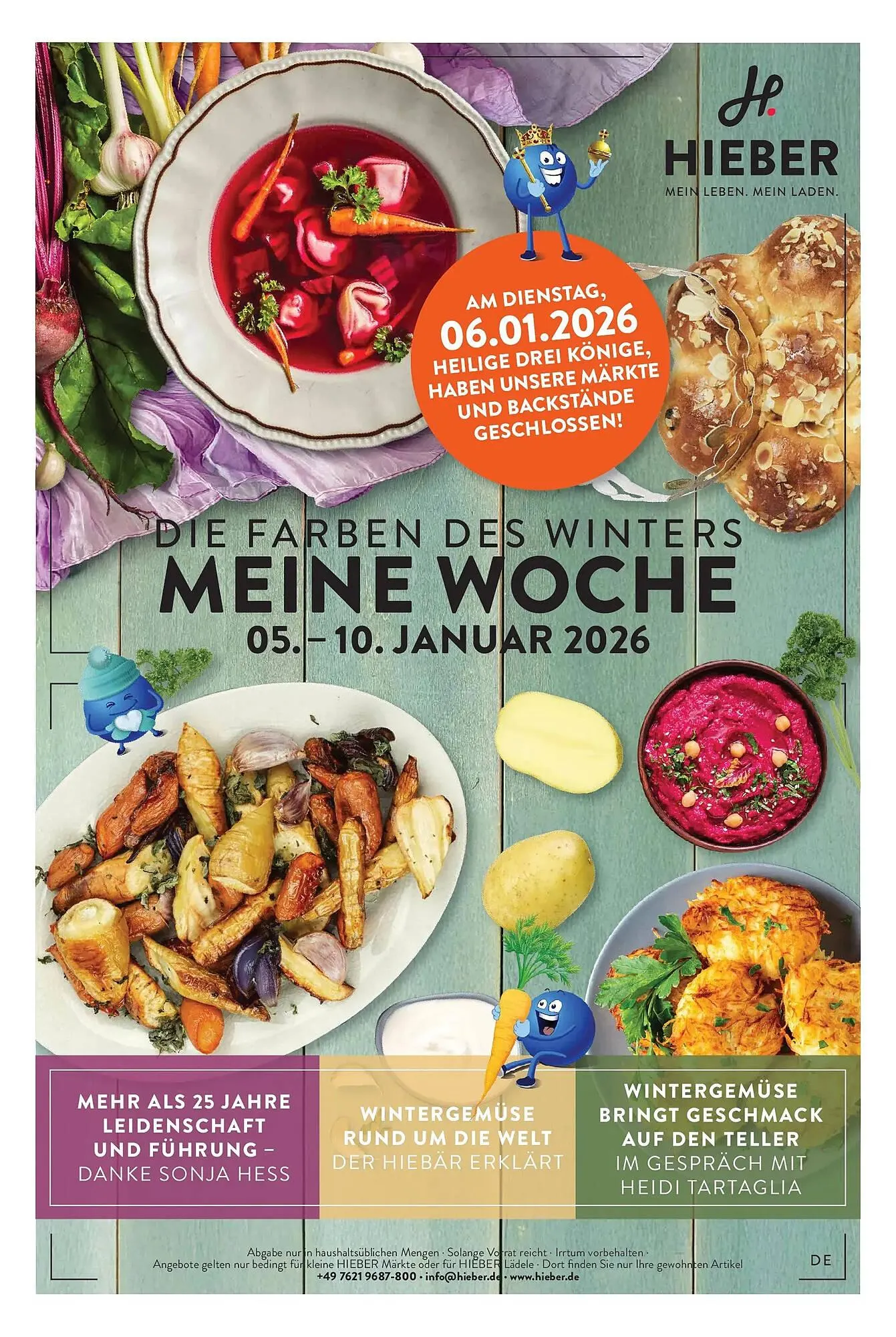 Hieber's Frische Center Prospekt von 4. Januar bis 10. Januar 2026 - Prospekt seite 1