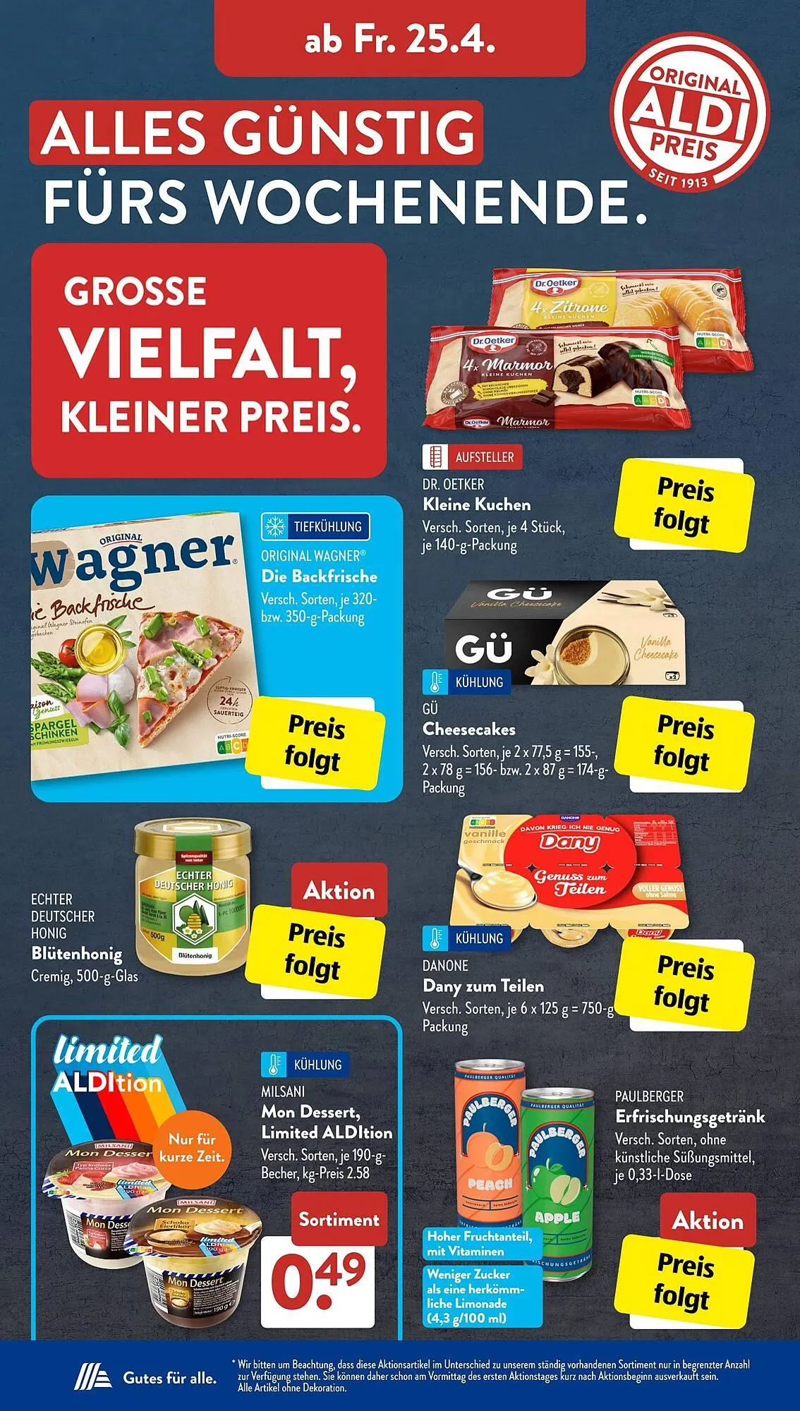 Aldi Süd Prospekt von 22. April bis 27. April 2025 - Prospekt seite 18