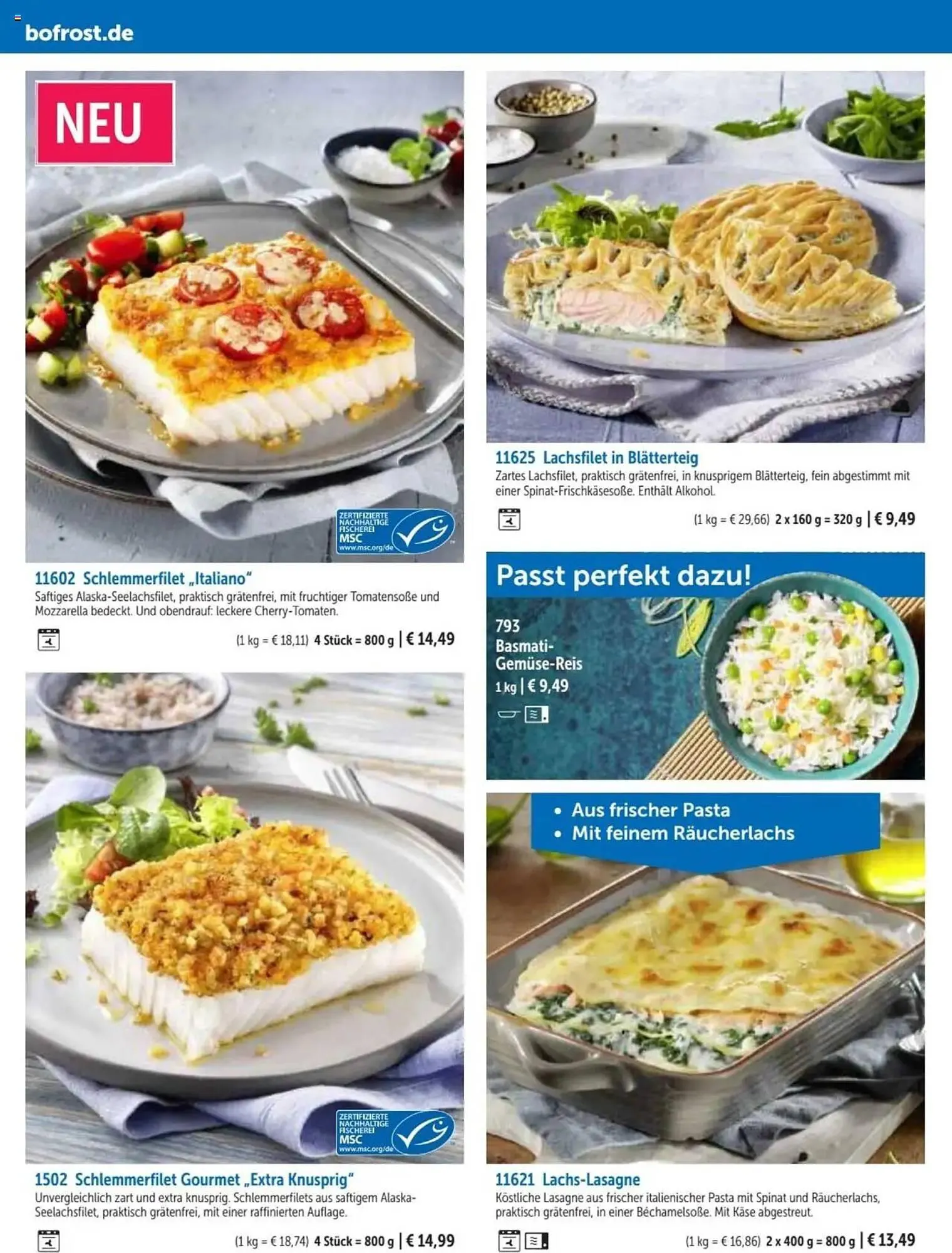 Bofrost Prospekt von 2. März bis 6. September 2025 - Prospekt seite 60