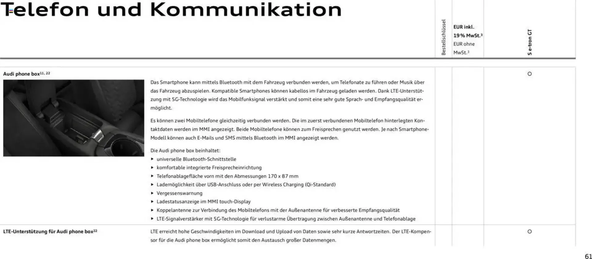 Audi Prospekt von 29. Januar bis 31. Dezember 2025 - Prospekt seite 61