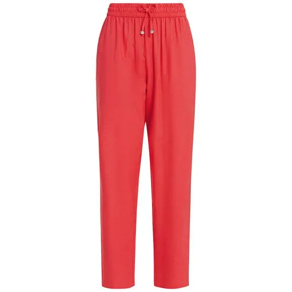 Damen Leinen-Hose mit Elastikbund