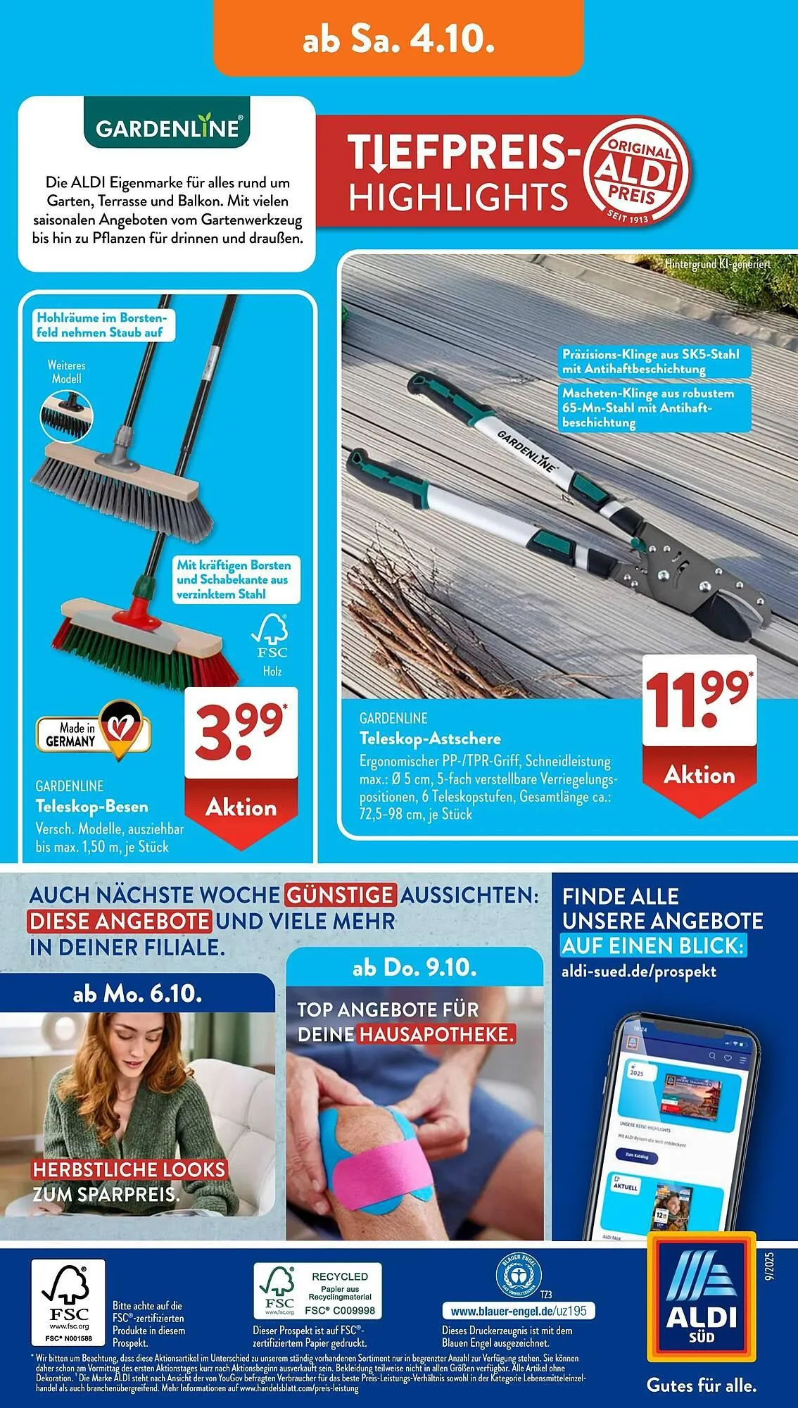 Aldi Süd Prospekt von 29. September bis 5. Oktober 2025 - Prospekt seite 19