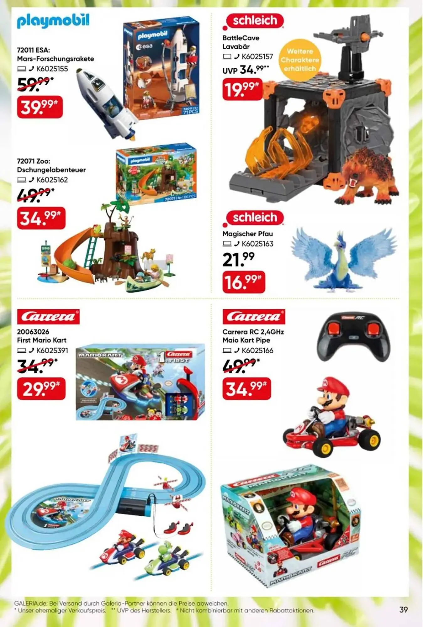 Galeria Kaufhof Prospekt von 17. März bis 29. März 2026 - Prospekt seite 39