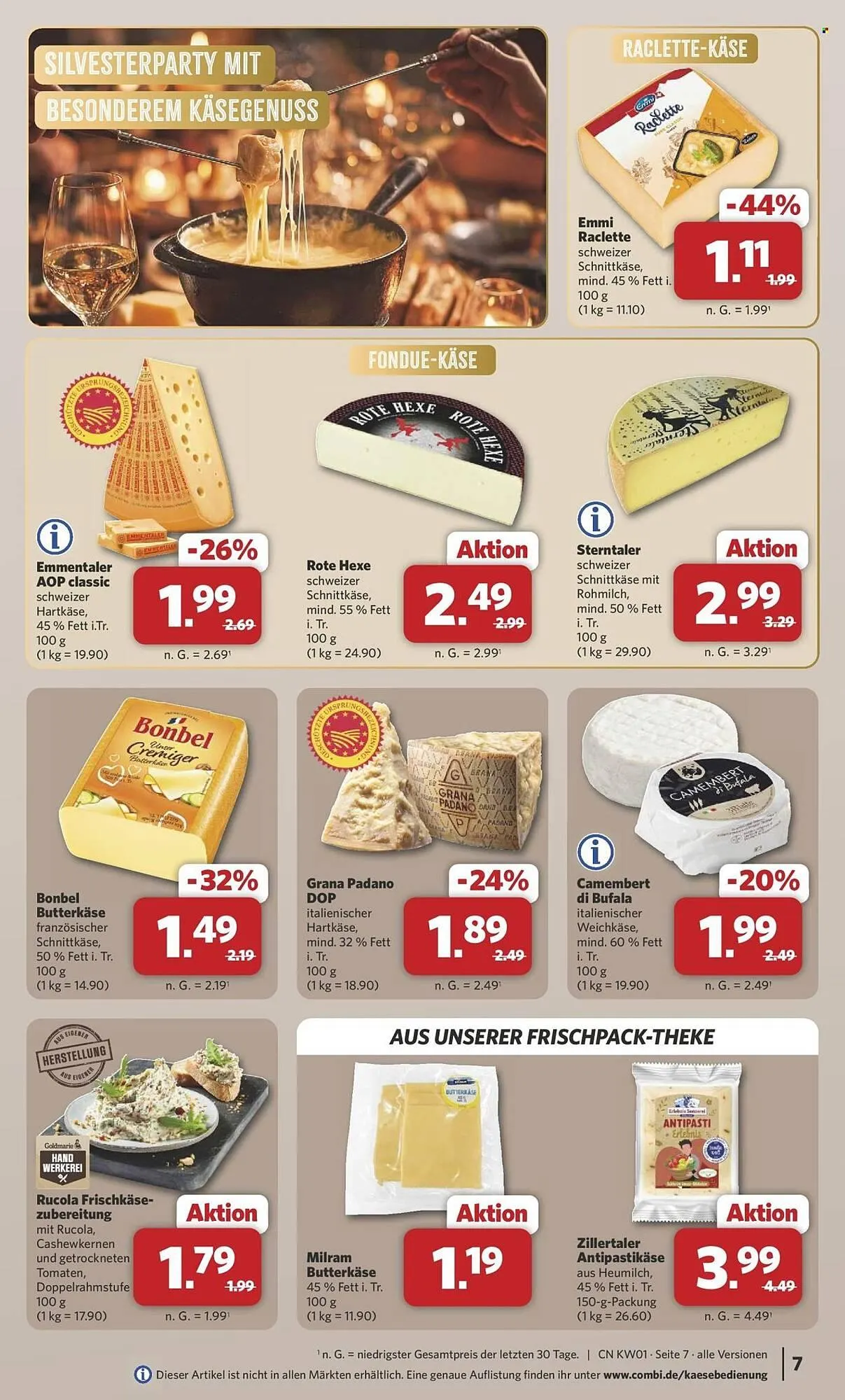 Combi Prospekt von 29. Dezember bis 3. Januar 2026 - Prospekt seite 7