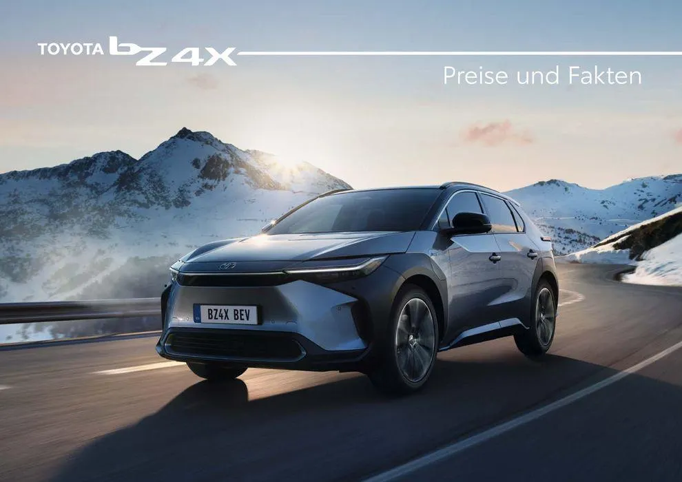 Toyota bZ4x von 12. April bis 12. April 2025 - Prospekt seite 1