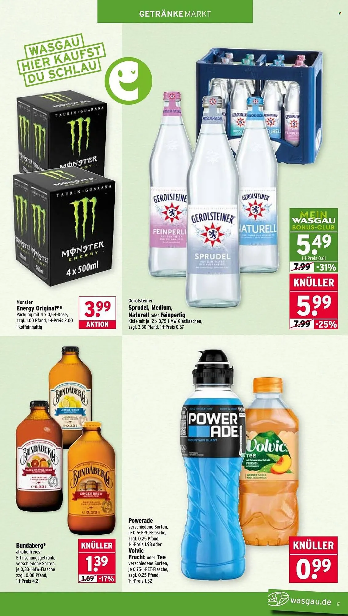 Wasgau Prospekt von 13. April bis 18. April 2026 - Prospekt seite 17