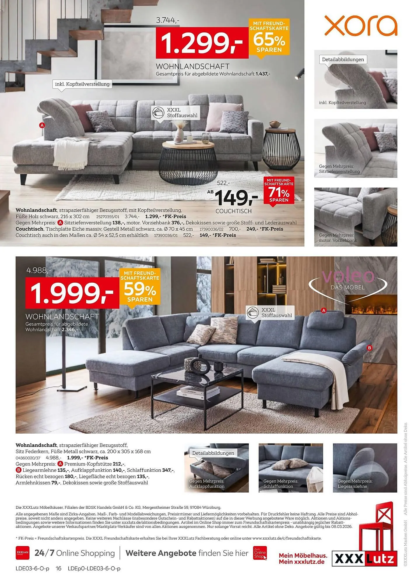 XXXLutz Prospekt von 23. Februar bis 8. März 2026 - Prospekt seite 16