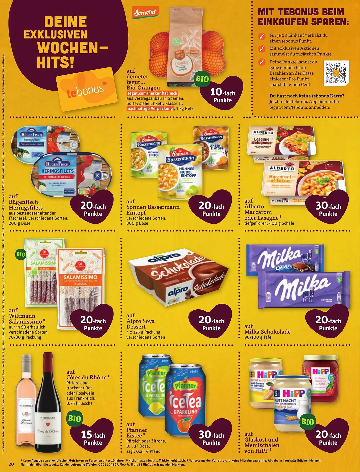 Tegut Prospekt von 13. März bis 14. März 2026 - Prospekt seite 22