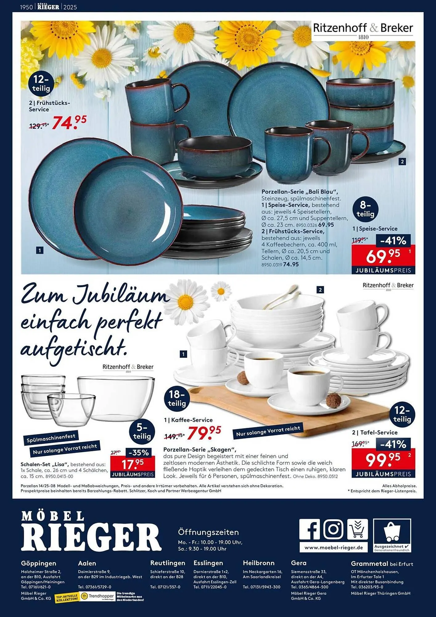 Möbel Rieger Prospekt von 23. April bis 29. April 2025 - Prospekt seite 8