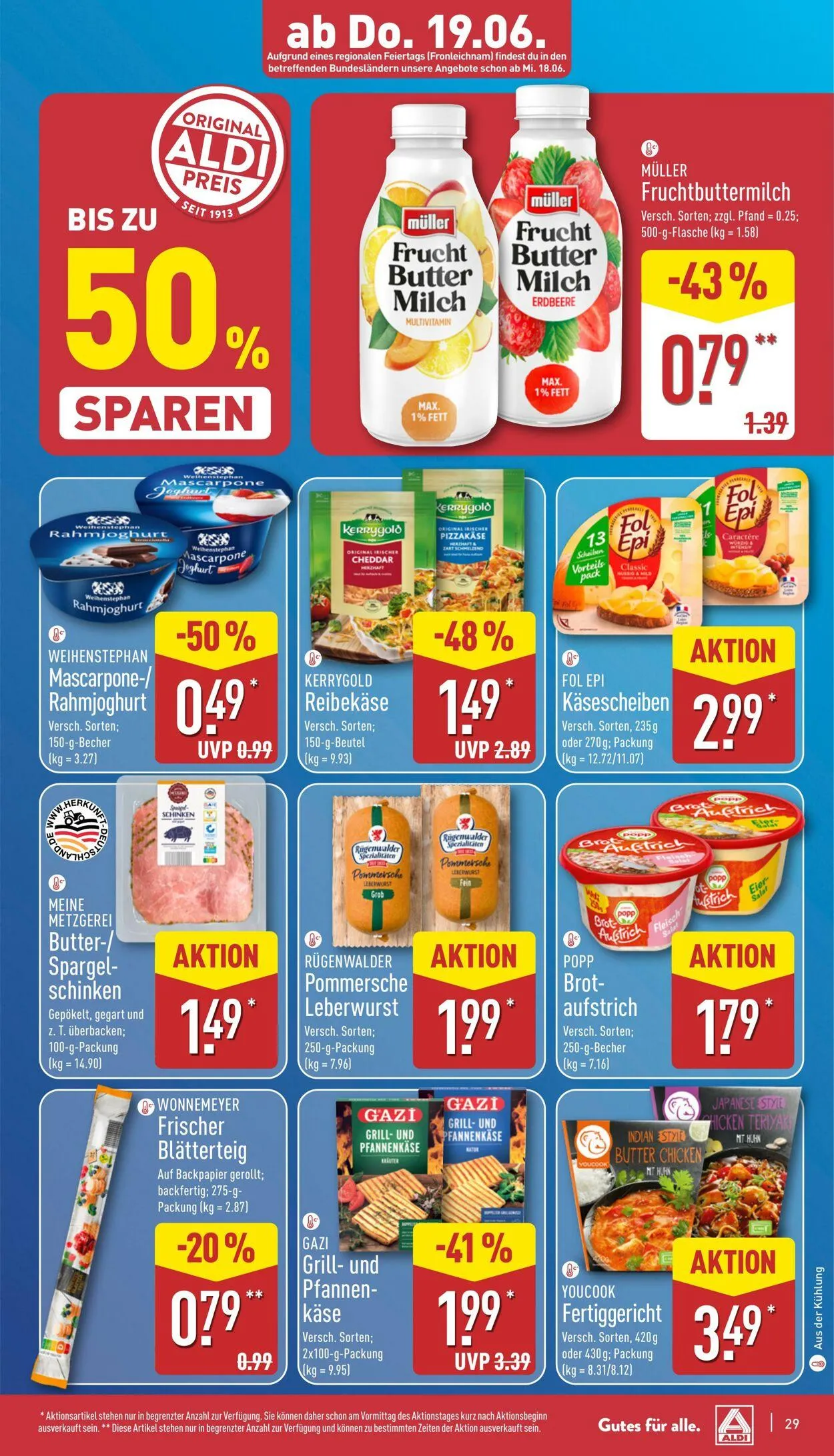 Aldi-Nord von 16. Juni bis 21. Juni 2025 - Prospekt seite 29