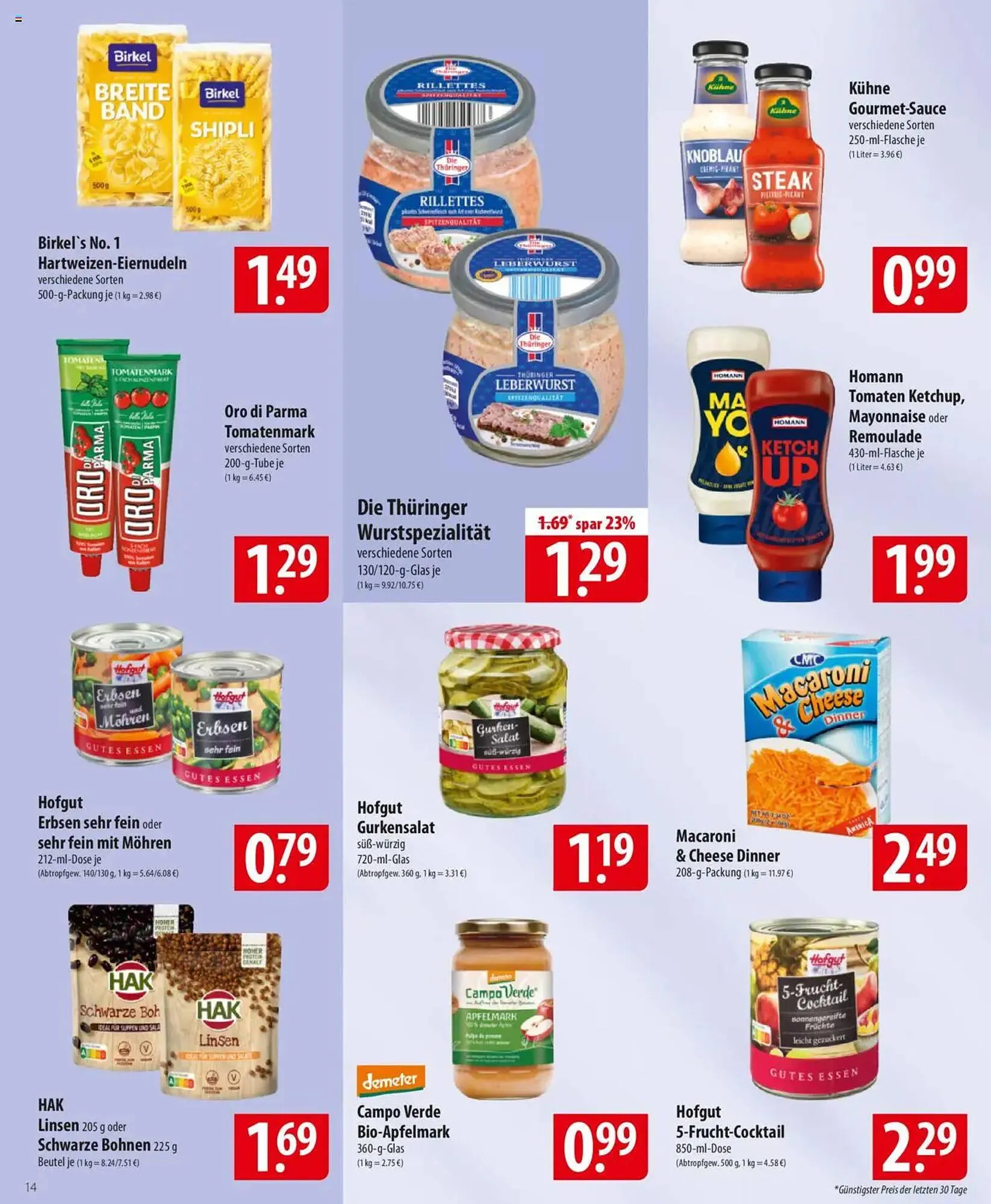 Famila Nord Ost Prospekt von 19. Mai bis 24. Mai 2025 - Prospekt seite 14