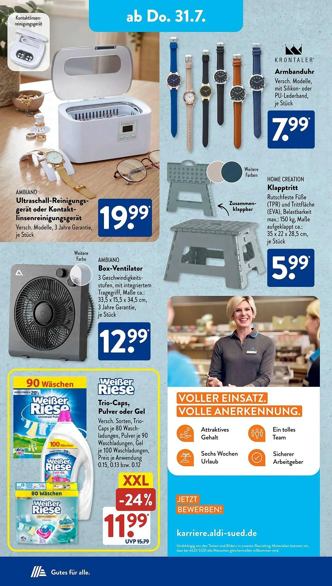 Aldi Süd Prospekt von 28. Juli bis 3. August 2025 - Prospekt seite 12