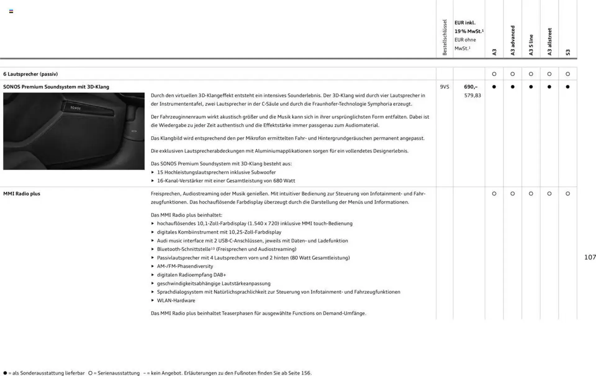 Audi Prospekt von 29. Januar bis 9. Januar 2026 - Prospekt seite 106