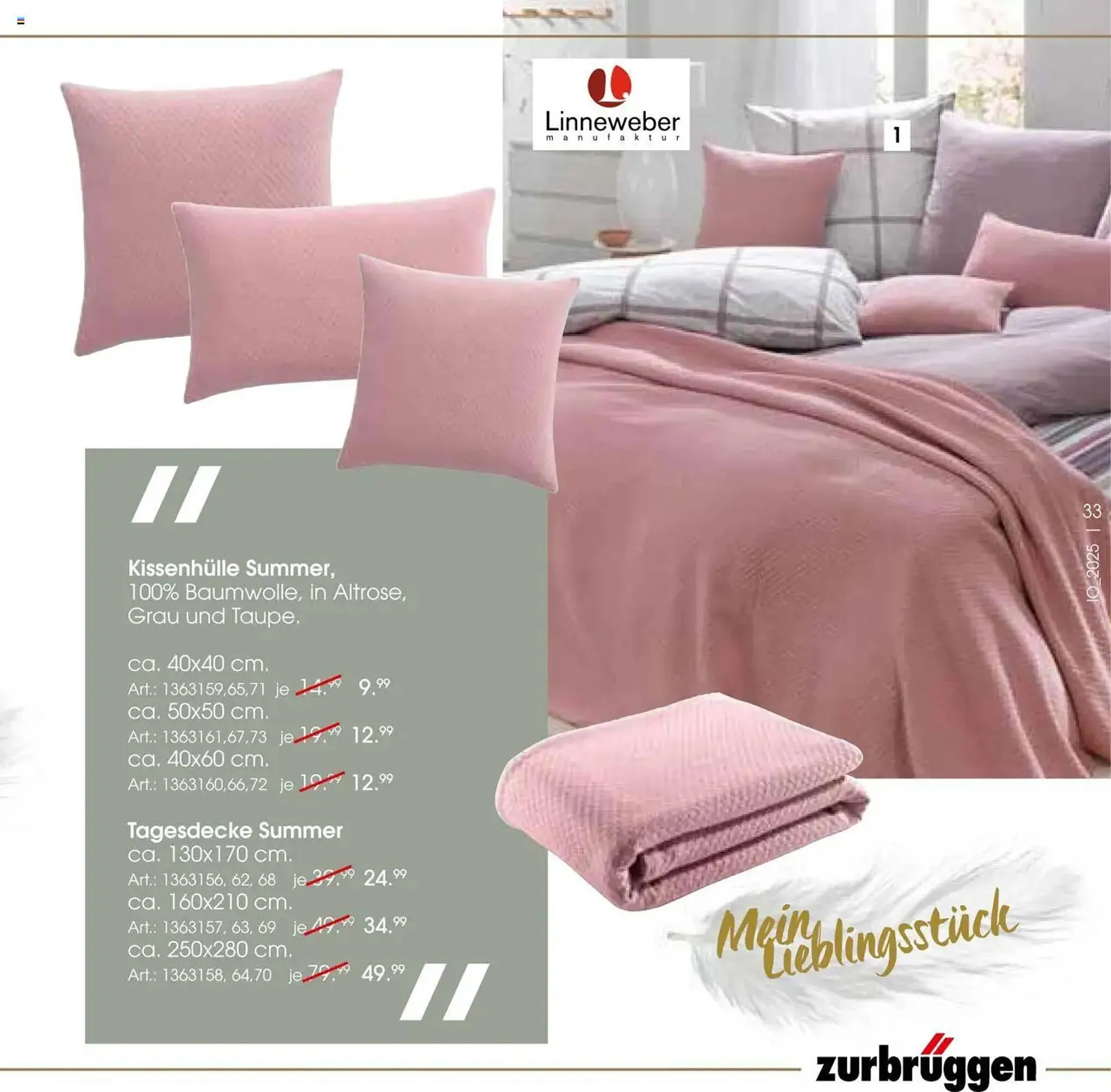 Zurbrüggen Prospekt von 11. April bis 26. April 2025 - Prospekt seite 33