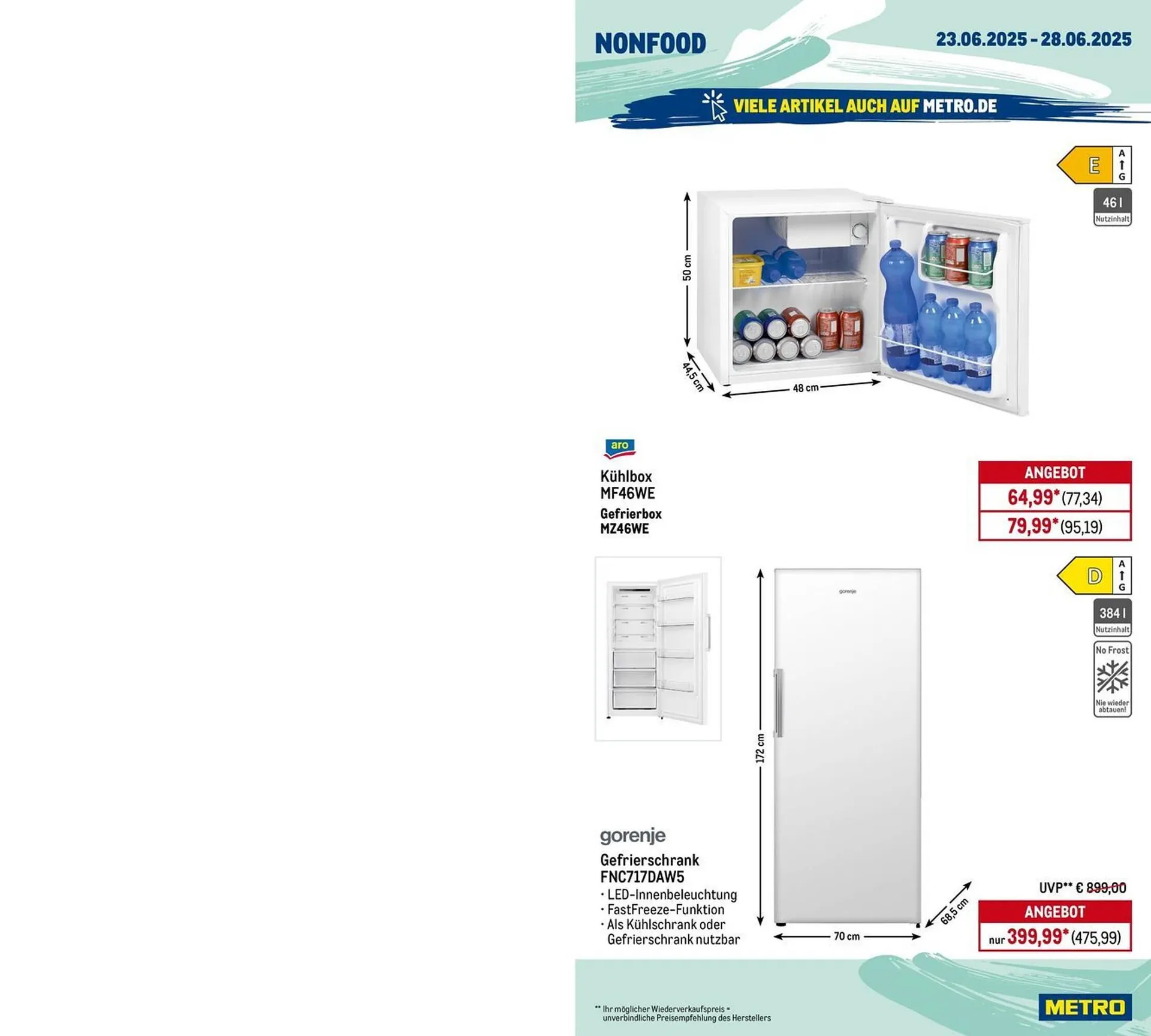 METRO Prospekt von 23. Juni bis 28. Juni 2025 - Prospekt seite 17