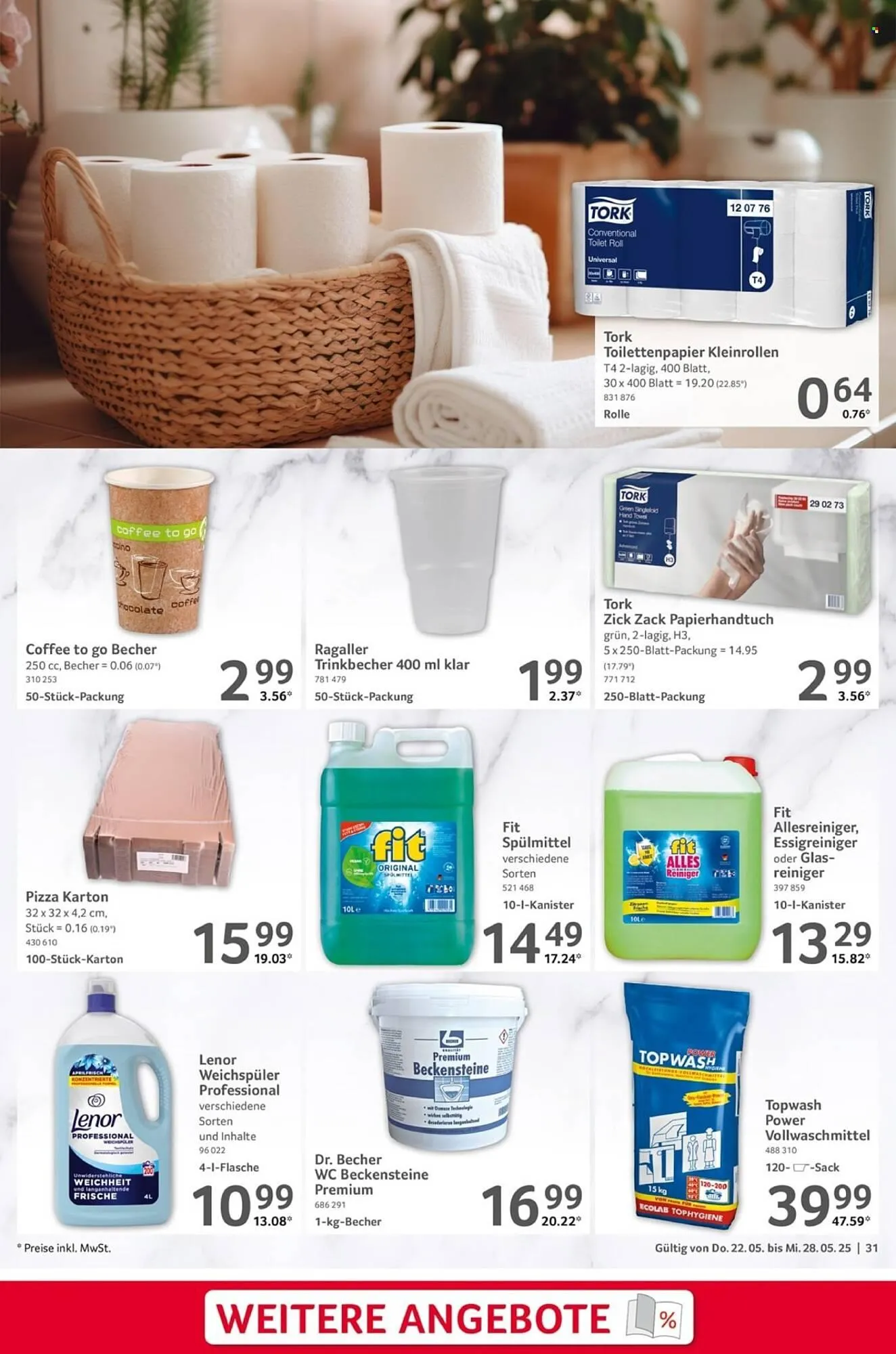 Selgros Prospekt von 22. Mai bis 28. Mai 2025 - Prospekt seite 31