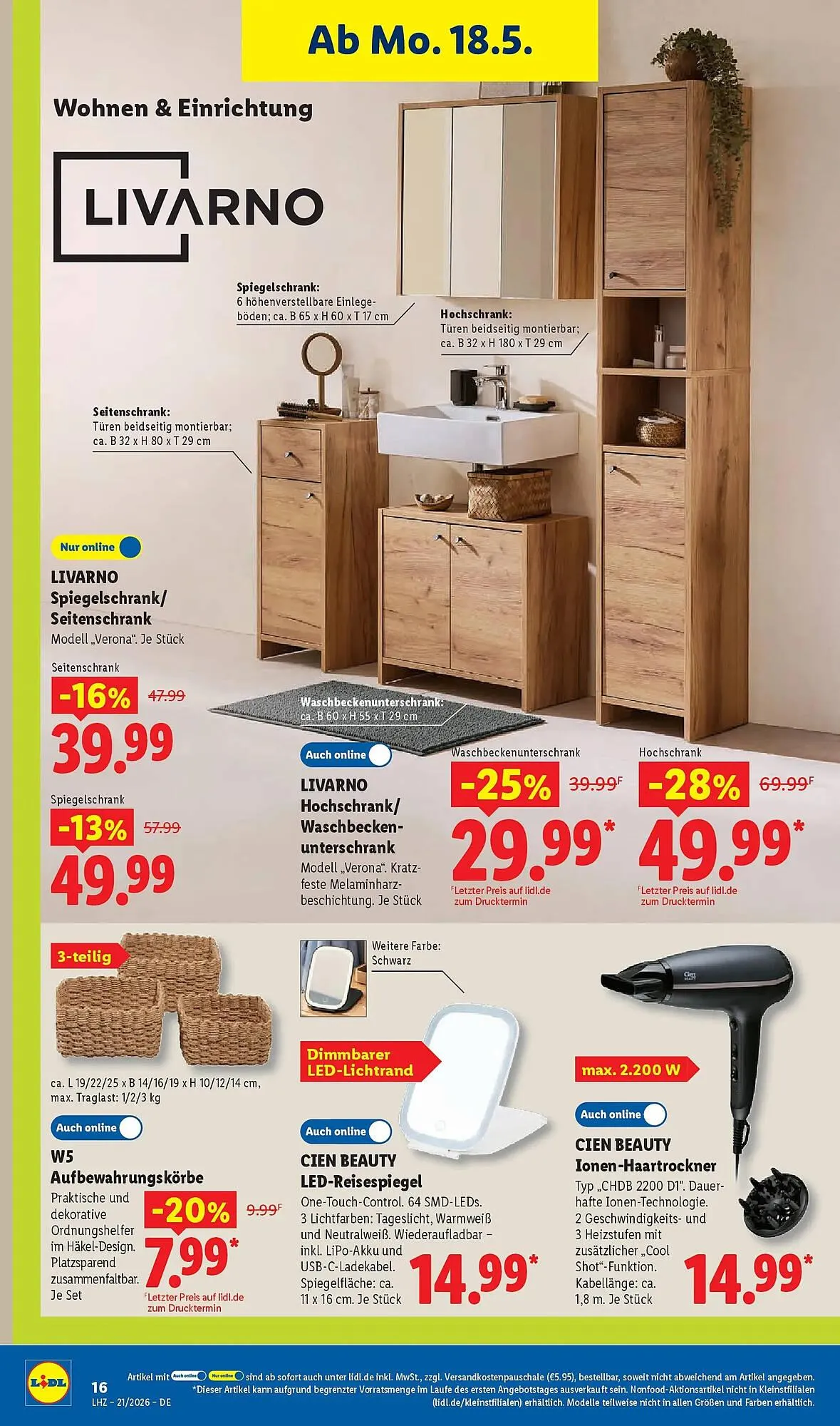 Lidl Prospekt von 17. Mai bis 23. Mai 2026 - Prospekt seite 34