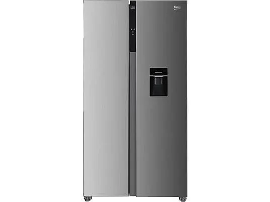 BEKO GNO5322WDXPN Side-by-Side (532 l, E, 1770 mm hoch, Edelstahl-look)