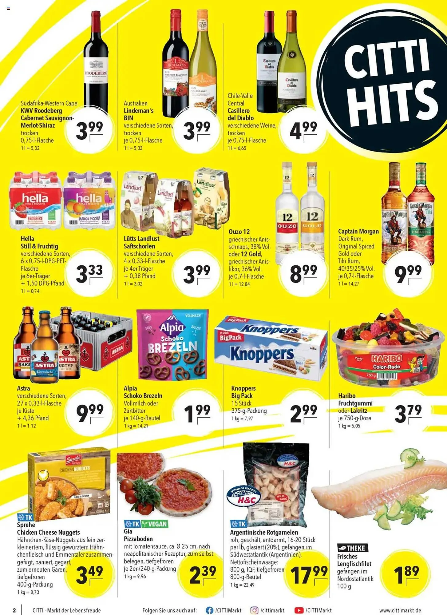 CITTI Markt Prospekt von 8. Oktober bis 14. Oktober 2025 - Prospekt seite 2