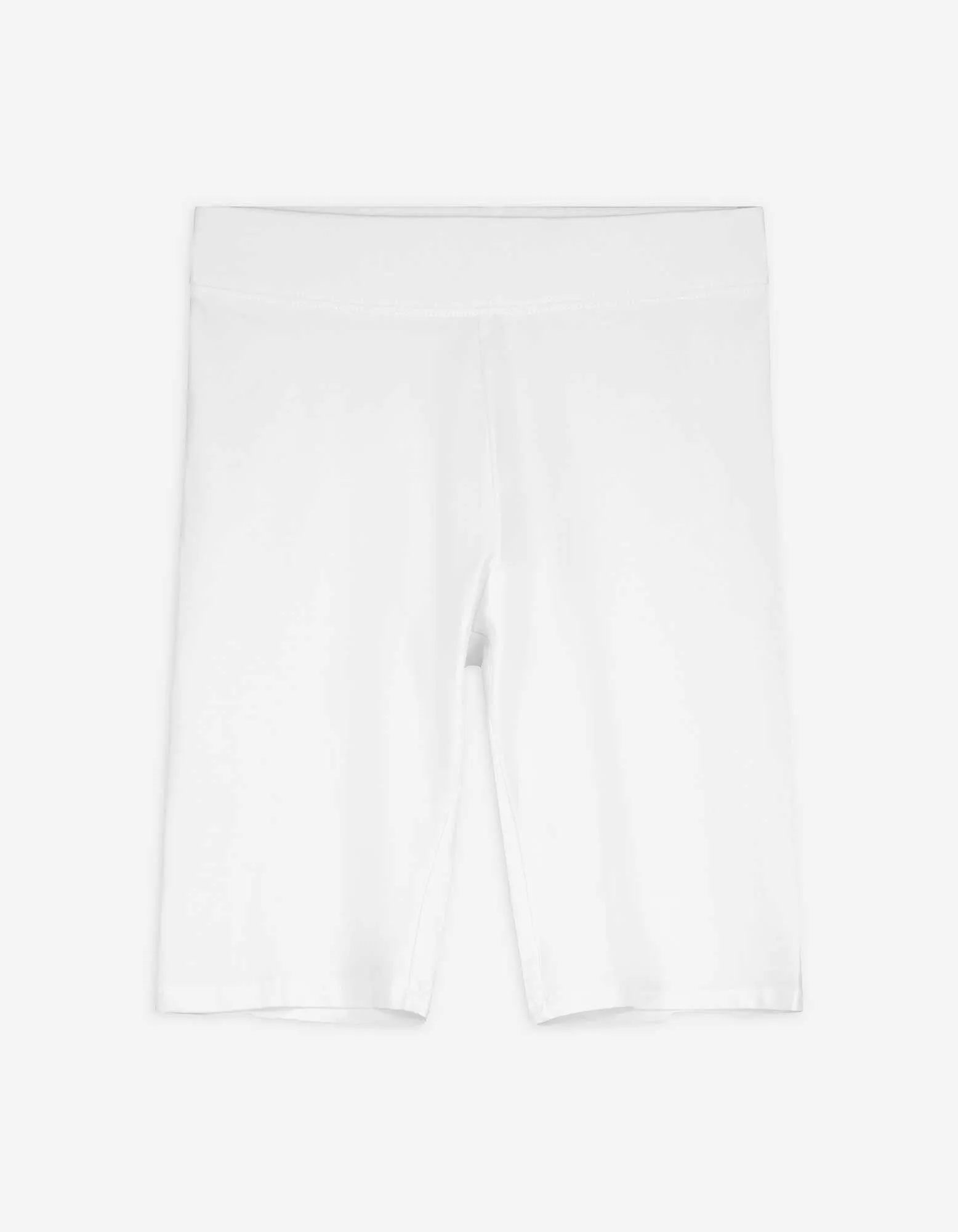 Radlerhose - Elastischer Bund - weiß