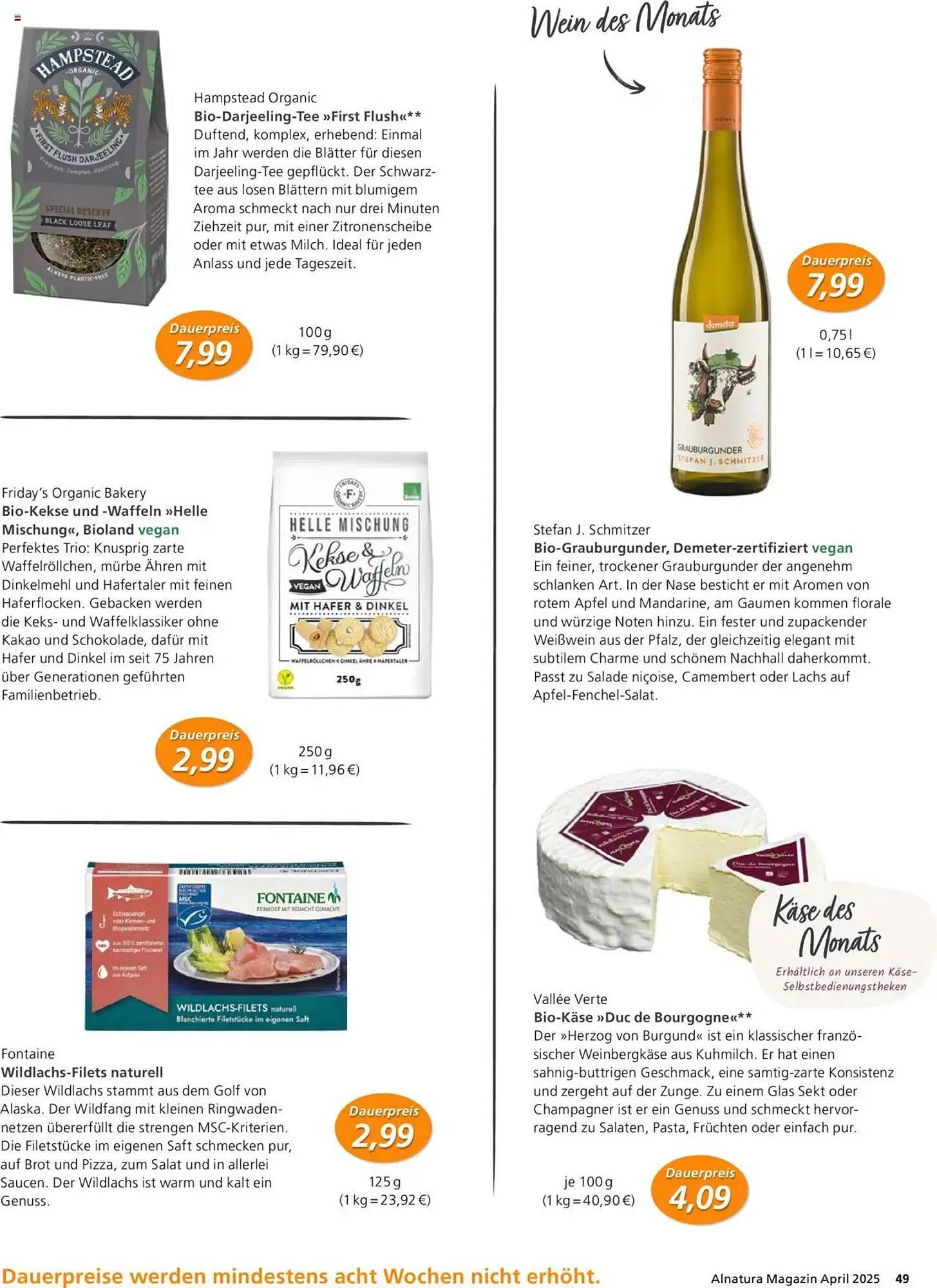 Alnatura Prospekt von 1. April bis 30. April 2025 - Prospekt seite 49