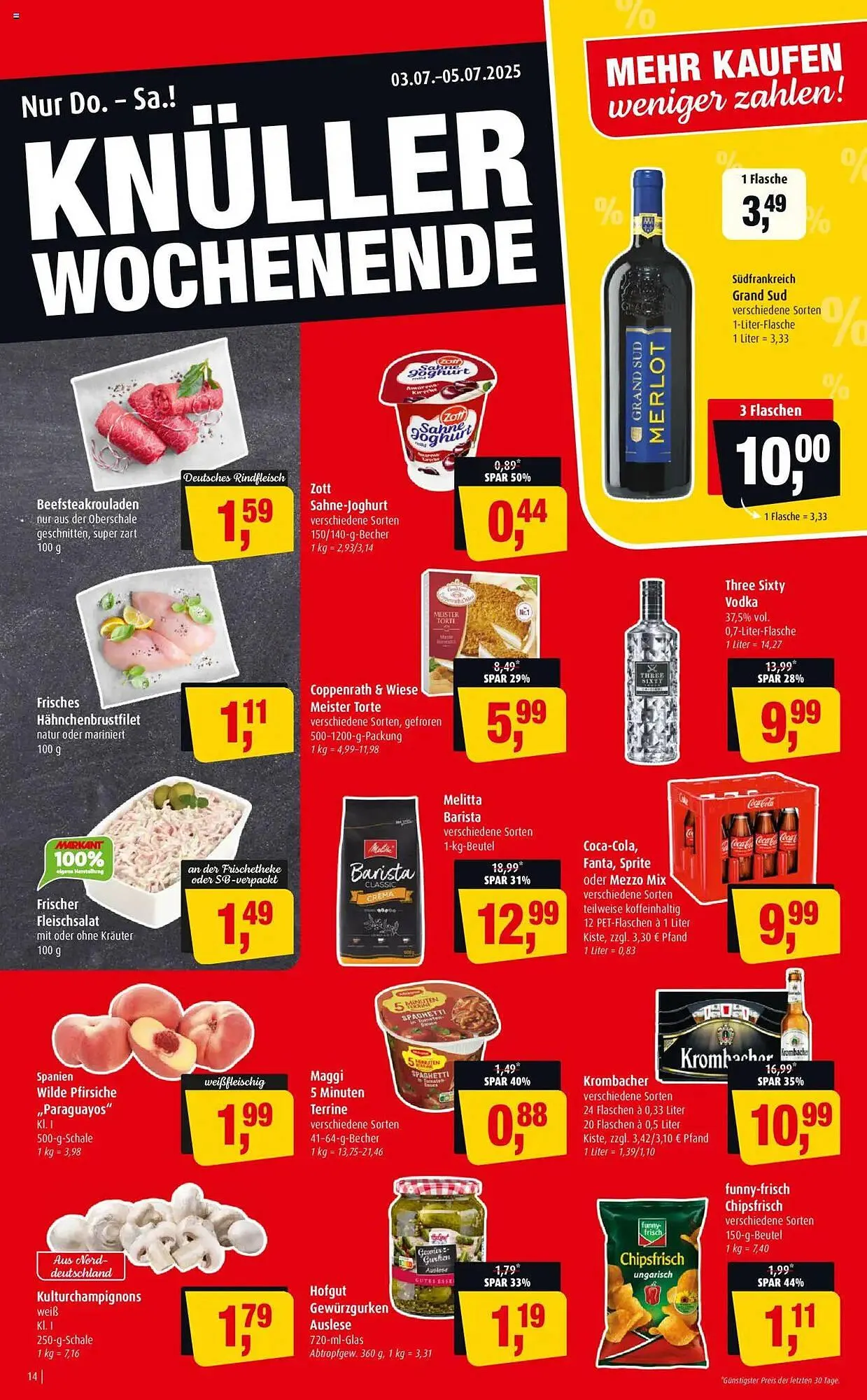 Markant Prospekt von 30. Juni bis 5. Juli 2025 - Prospekt seite 14