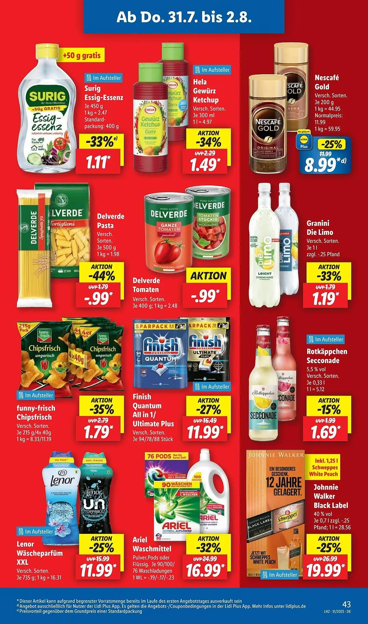 Lidl Prospekt von 28. Juli bis 3. August 2025 - Prospekt seite 59