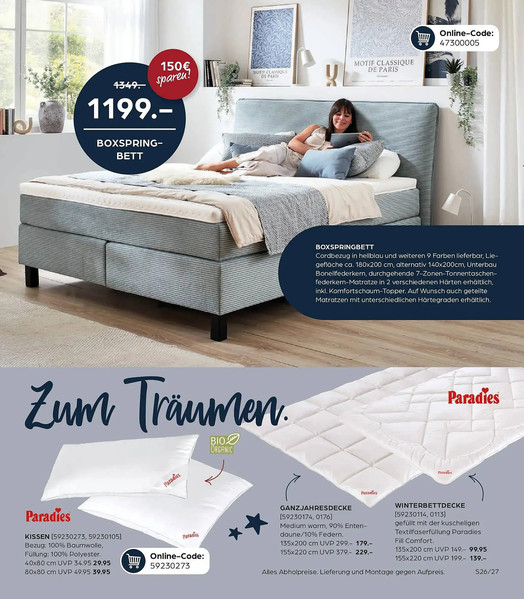 Möbel Buss Prospekt von 27. November bis 22. Dezember 2025 - Prospekt seite 27