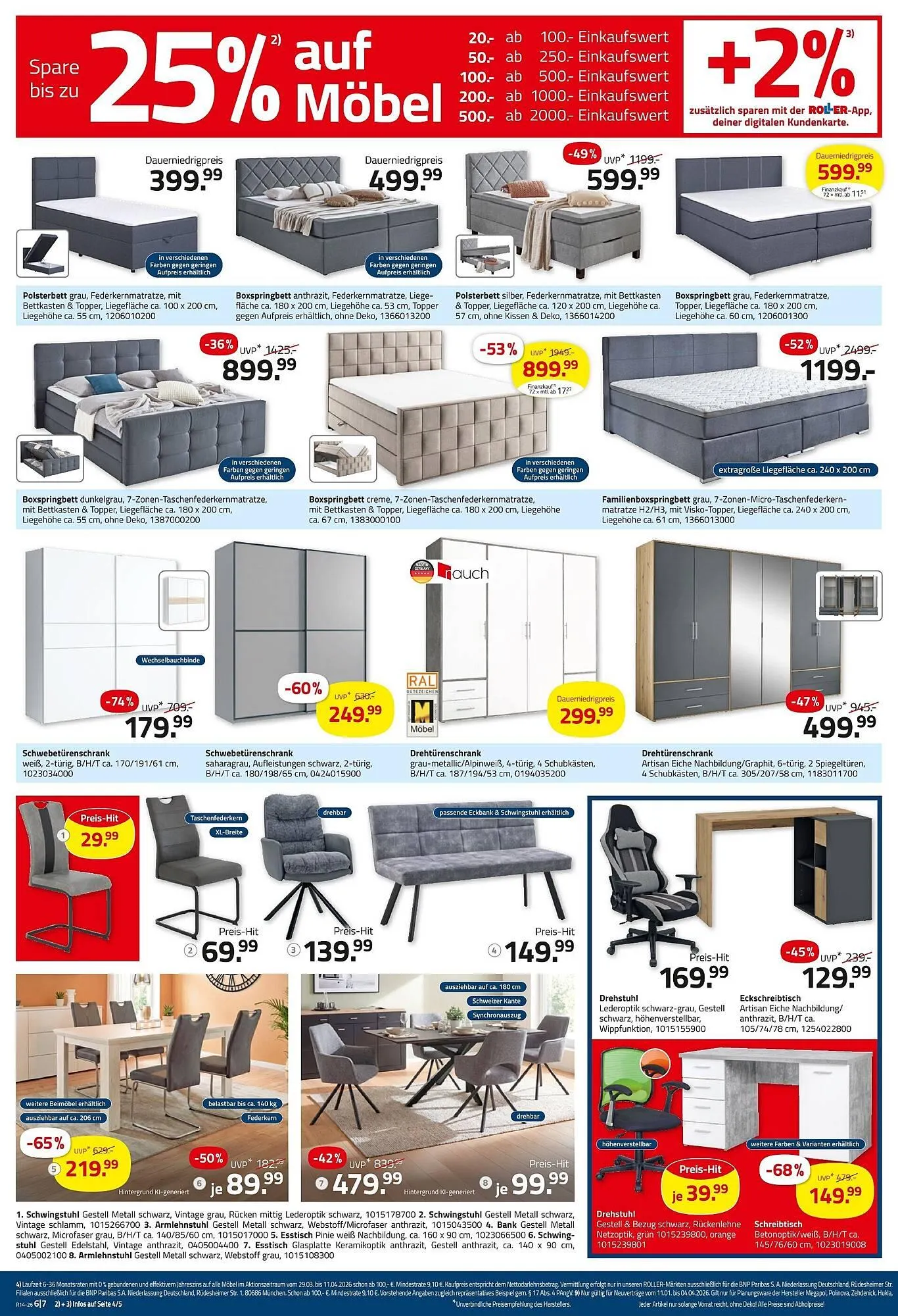 ROLLER Prospekt von 29. März bis 11. April 2026 - Prospekt seite 8