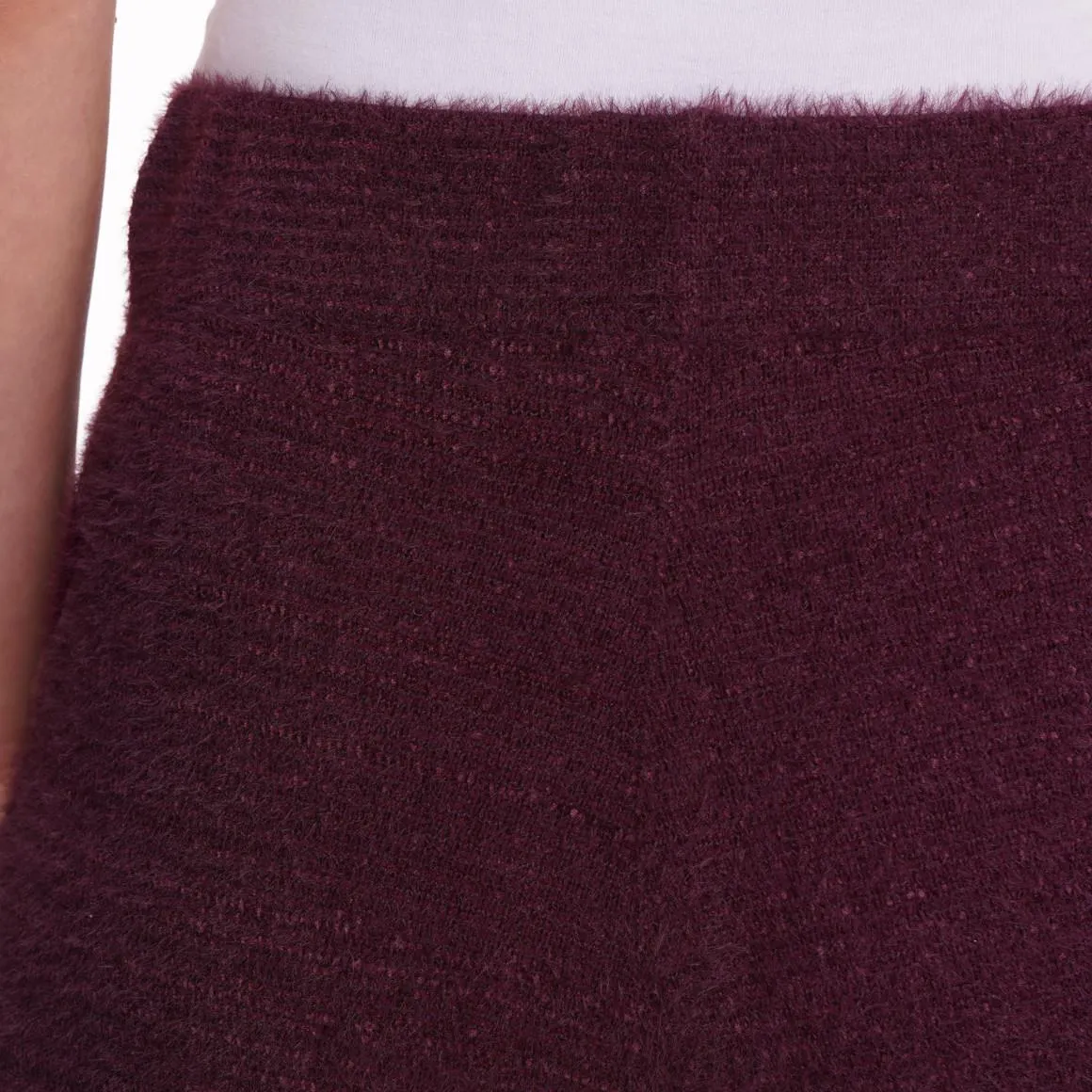 Damen Loungewear-Hose in Hairy-Optik