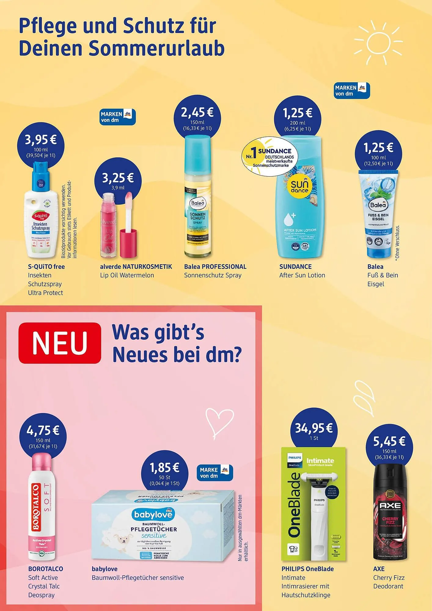 dm drogerie Prospekt von 17. Juni bis 6. Juli 2025 - Prospekt seite 3