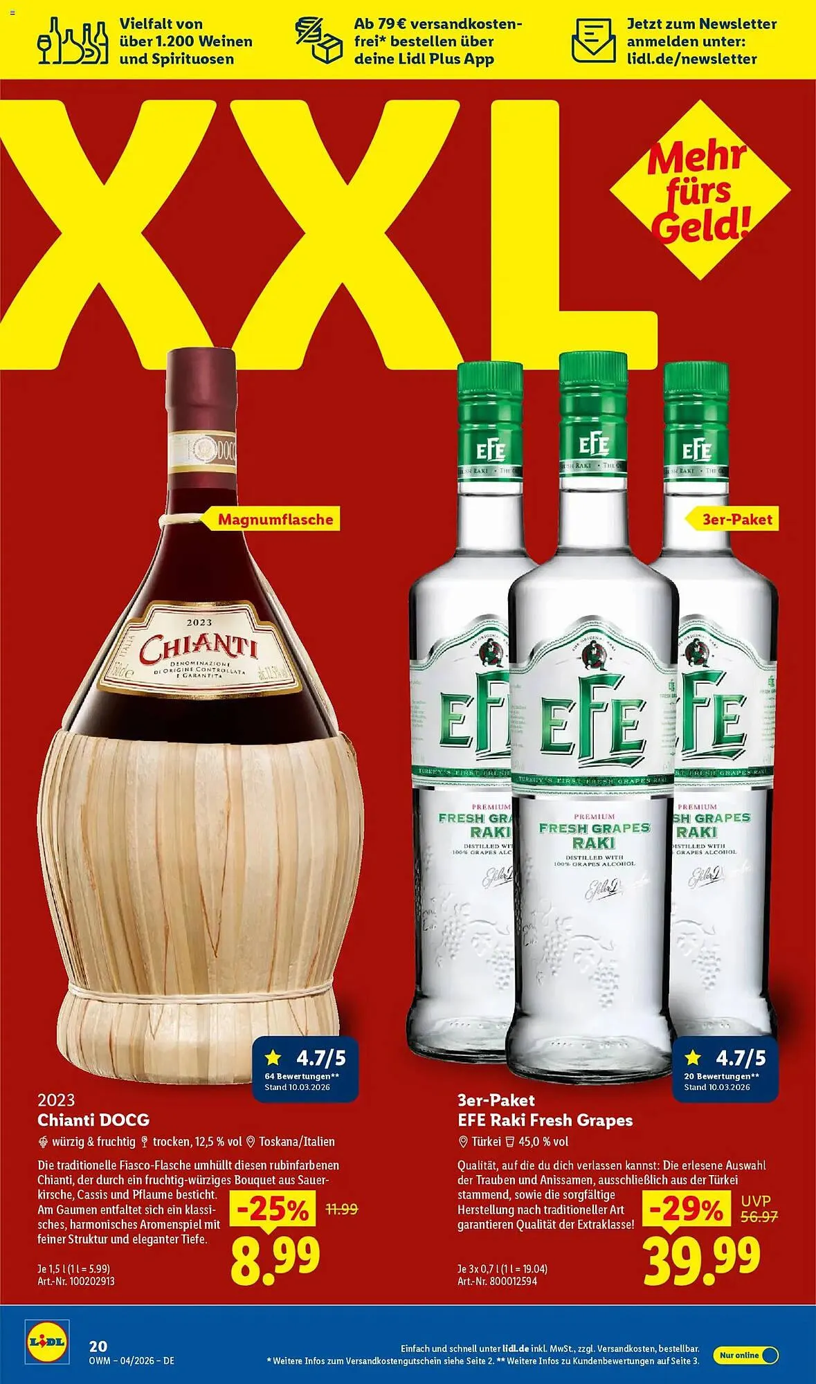 Lidl Prospekt von 1. April bis 30. April 2026 - Prospekt seite 20