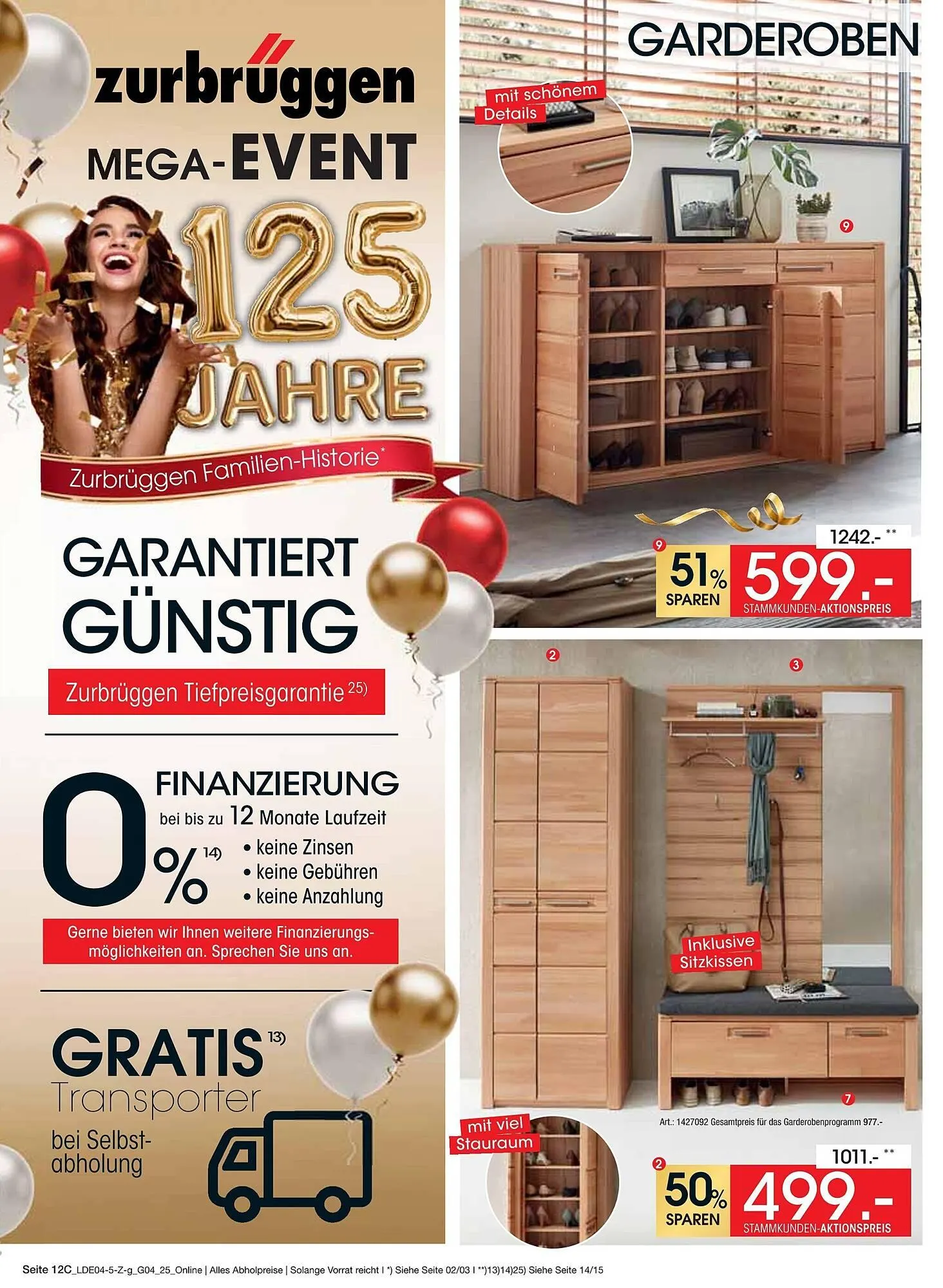 Zurbrüggen Prospekt von 12. April bis 26. April 2025 - Prospekt seite 18