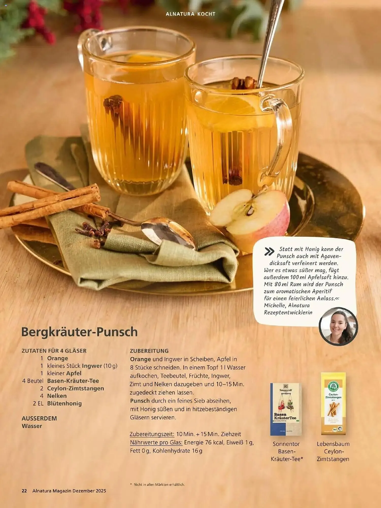 Alnatura Prospekt von 1. Dezember bis 31. Dezember 2025 - Prospekt seite 22