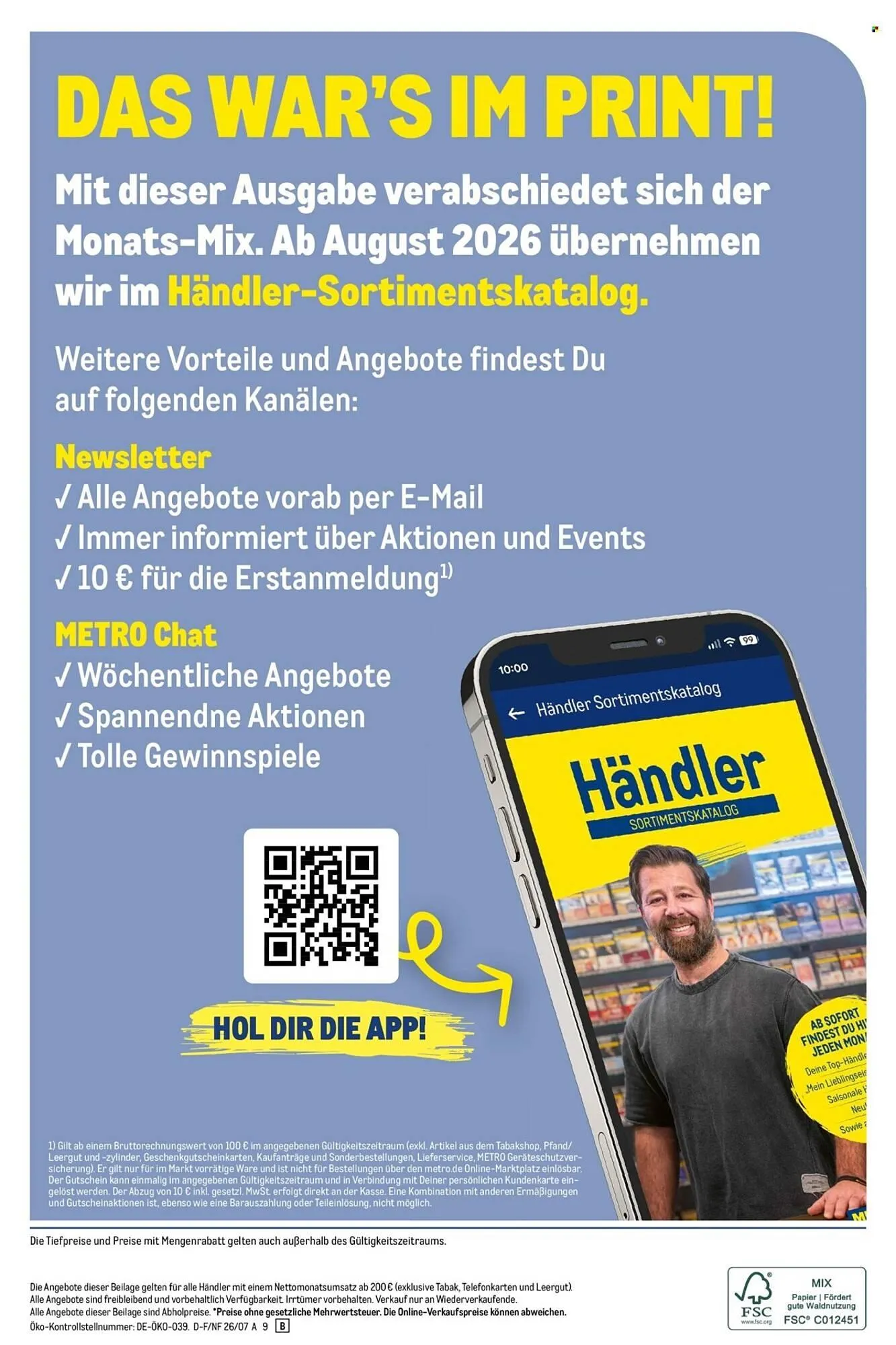 METRO Prospekt von 1. Juli bis 31. Juli 2026 - Prospekt seite 20