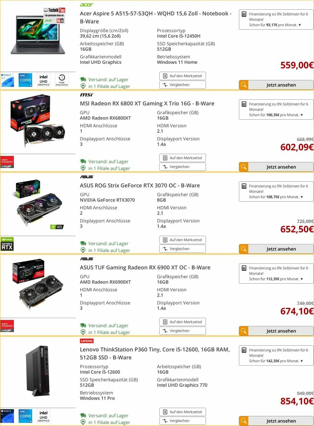 ARLT Computer Aktueller Prospekt von 7. April bis 13. April 2025 - Prospekt seite 30