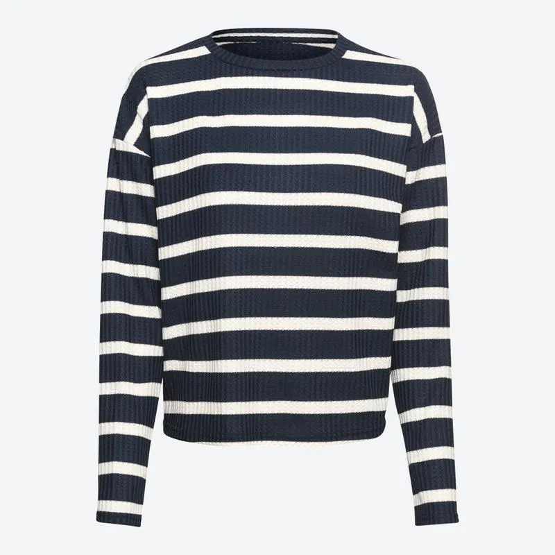 Damen-Pullover mit Ajour-Optik