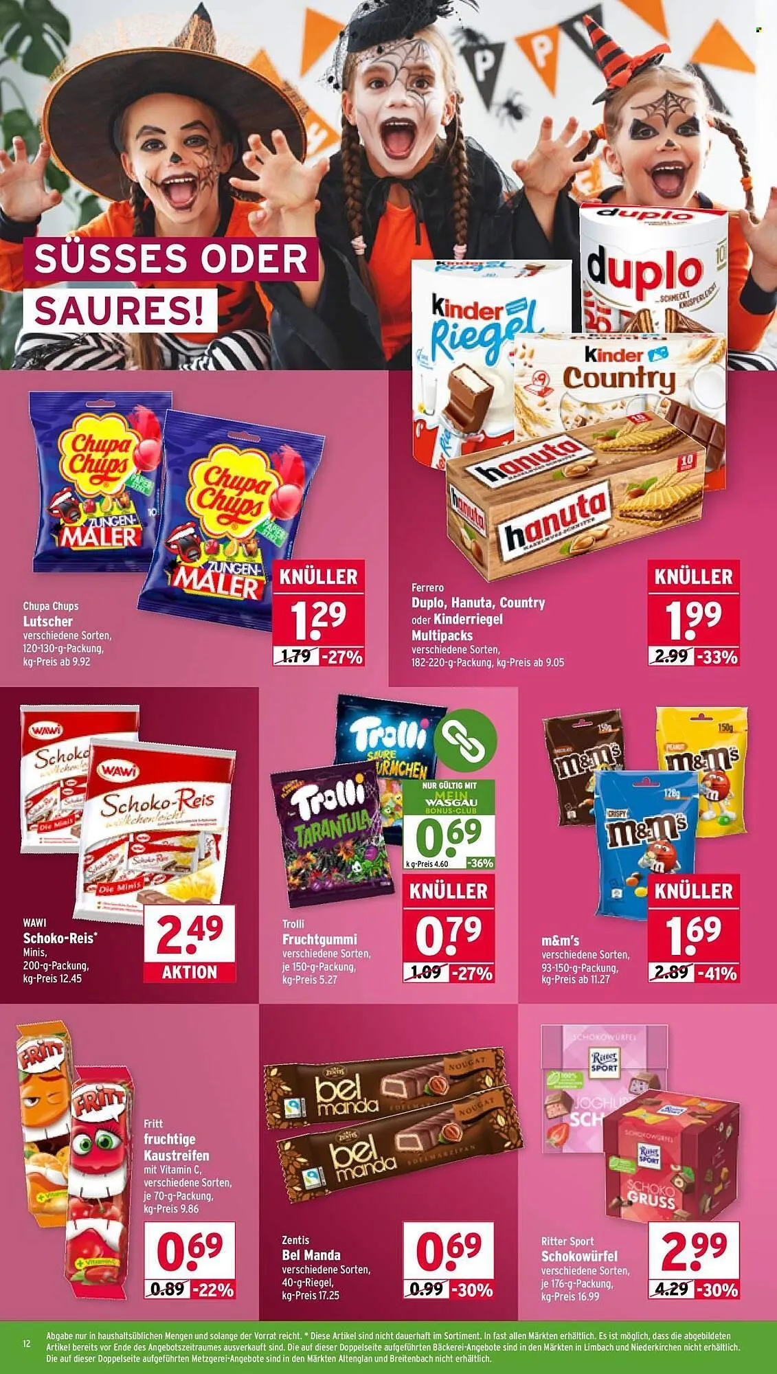 Wasgau Prospekt von 27. Oktober bis 3. November 2025 - Prospekt seite 12