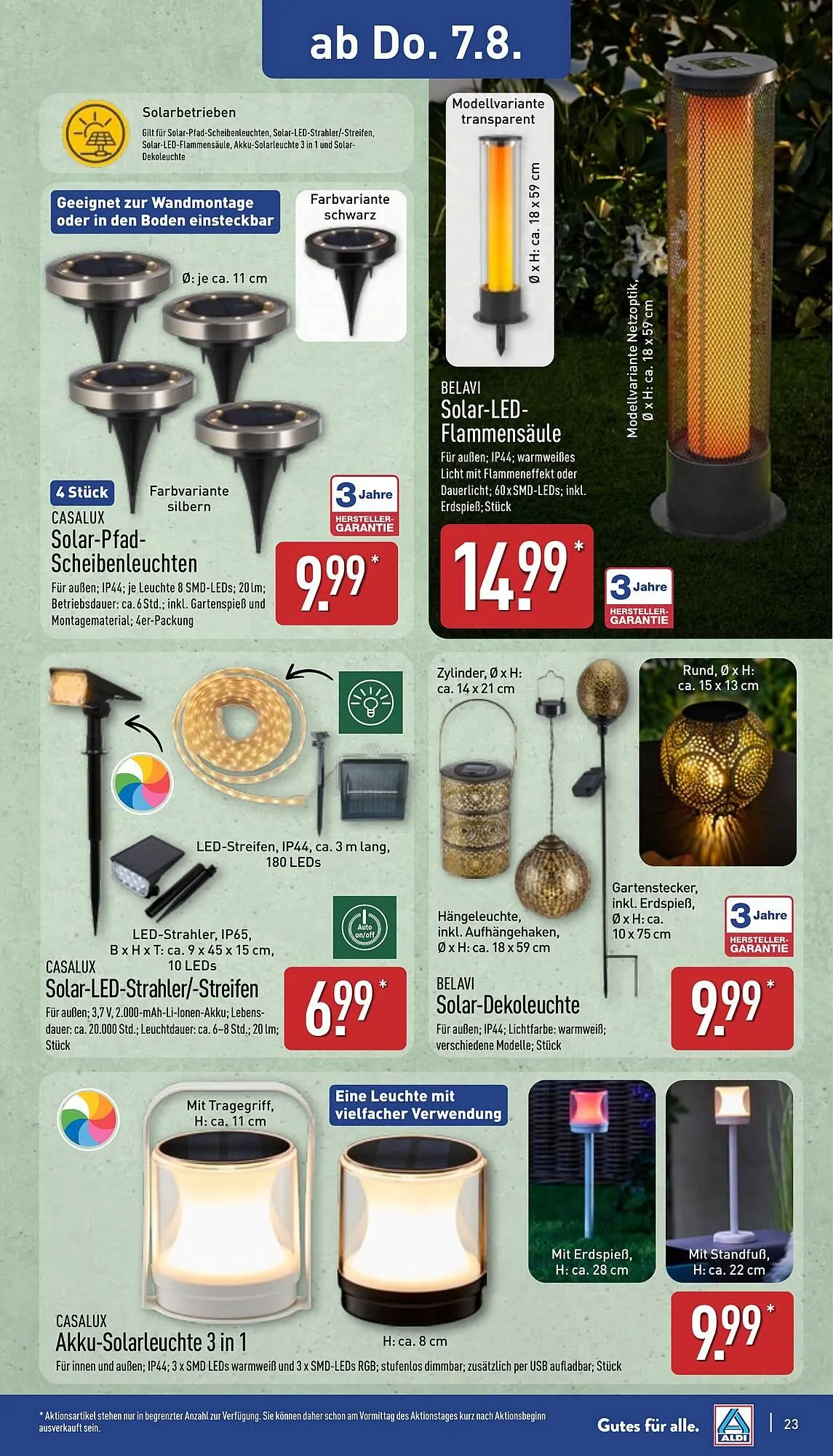 Aldi Nord Prospekt von 4. August bis 9. August 2025 - Prospekt seite 23